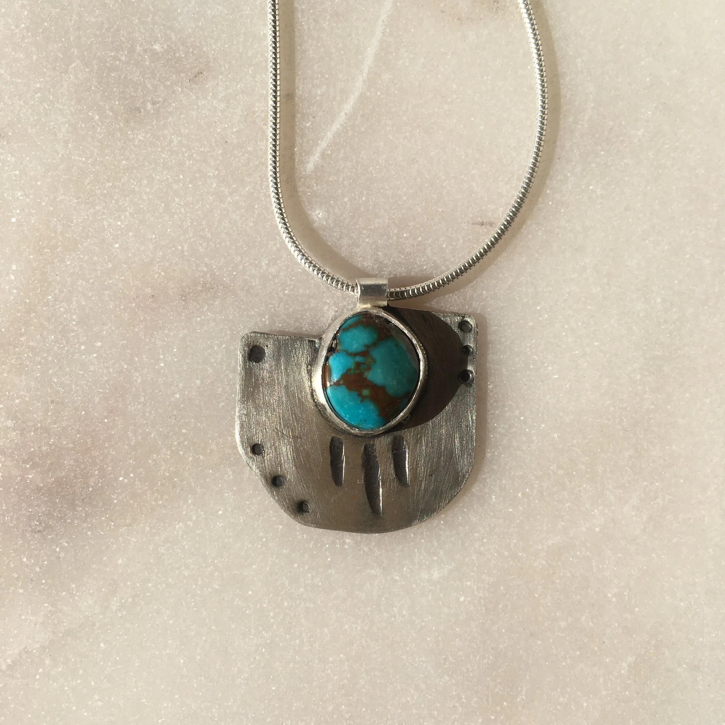 Bisbee Blue Turquoise Arcanté Necklace