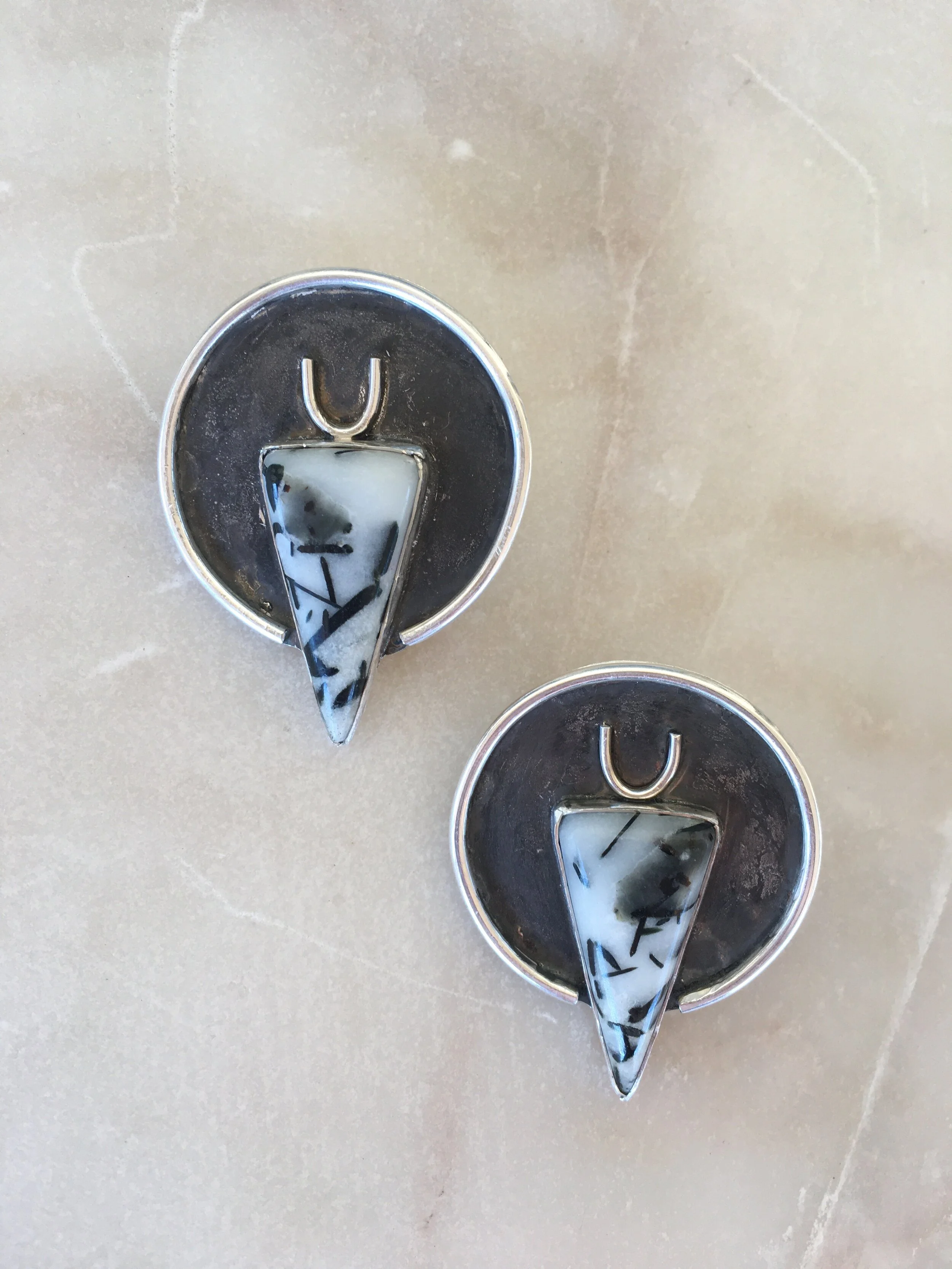 Astrophyllite Utopic Post Earrings