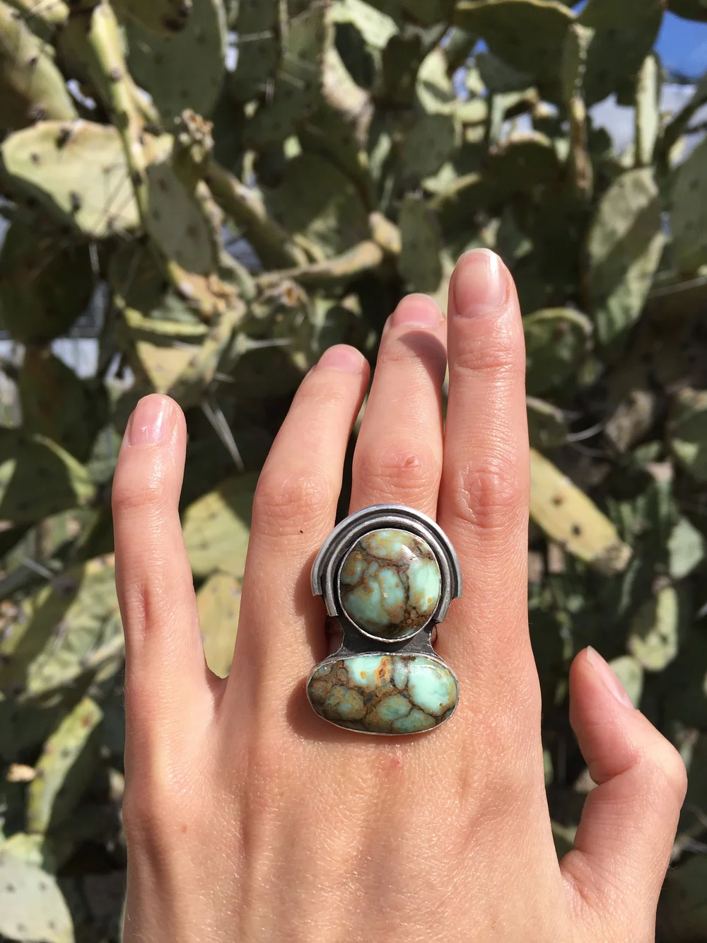 Seven Dwarfs Turquoise Suerté Ring — Cheyenne Cannon Jewelry