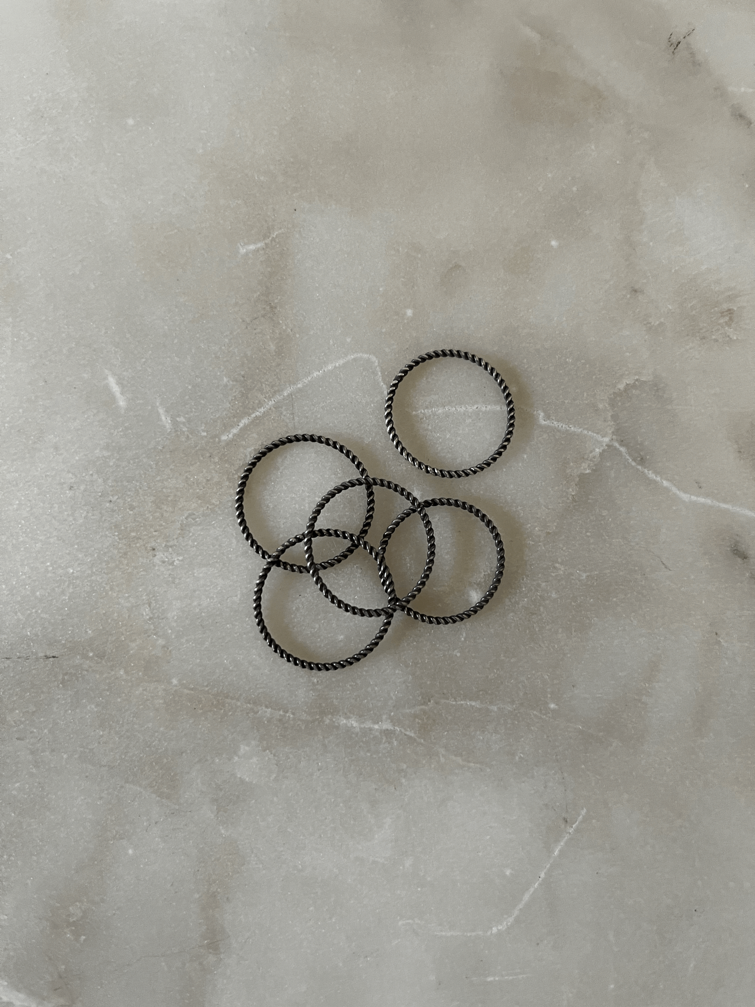 Sterling Silver Lasso Stacking Ring