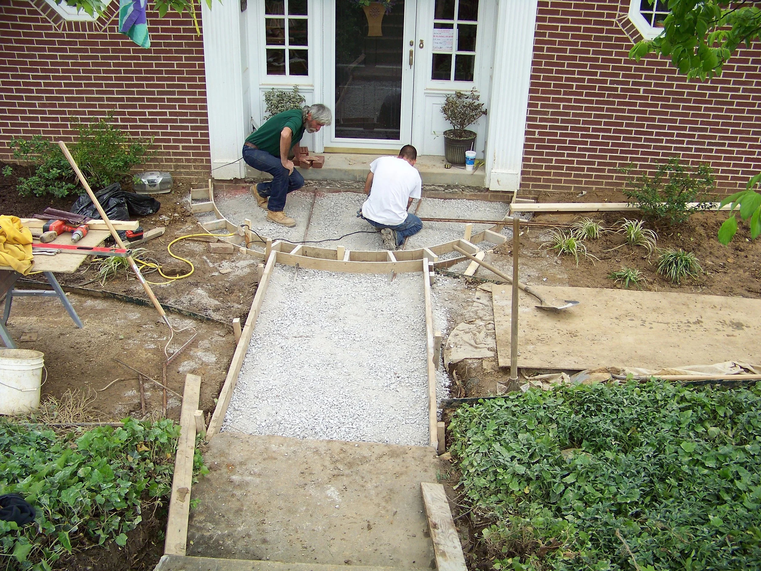 Reinstall after basement waterproofing Huntington WV