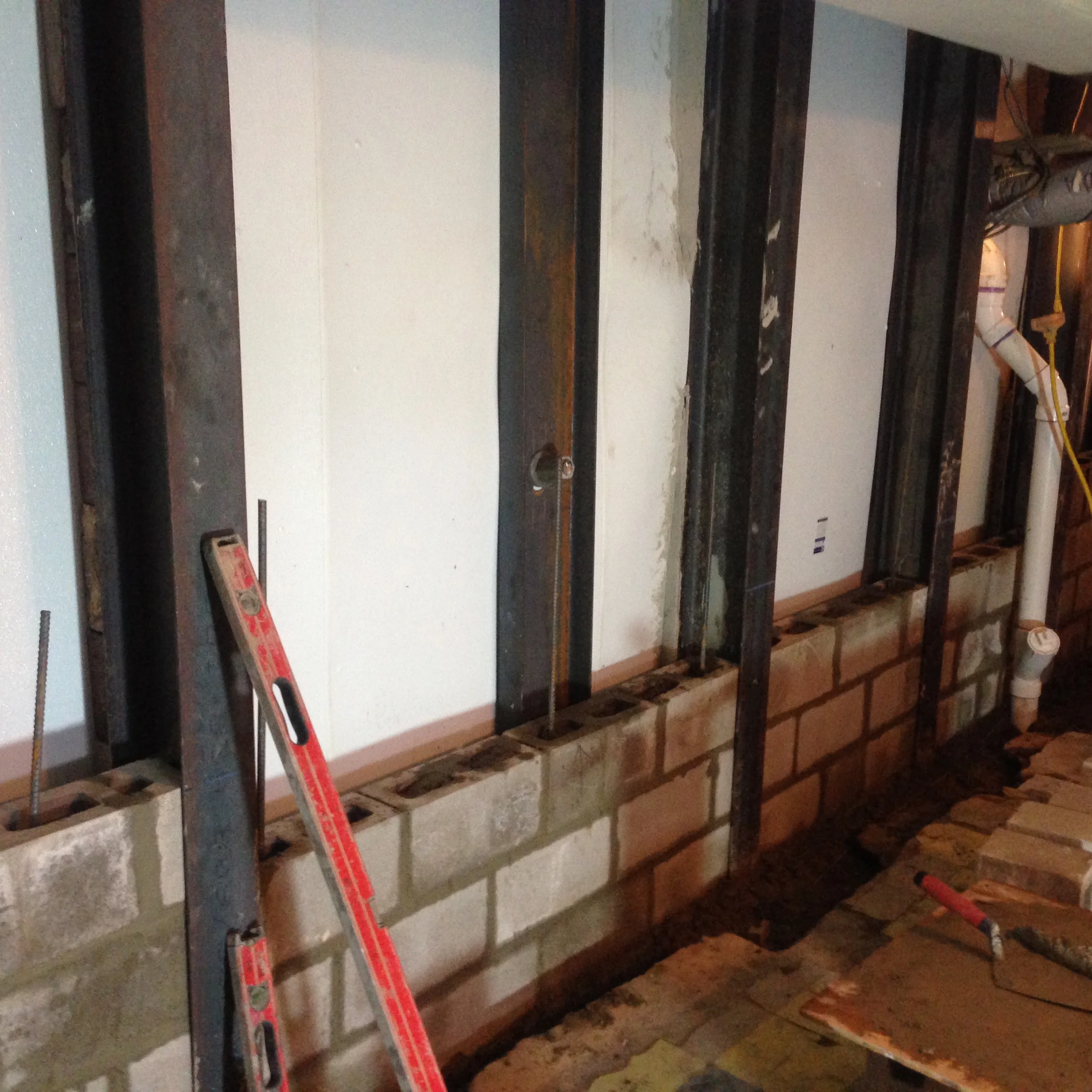 Basement wall repair and waterproofing