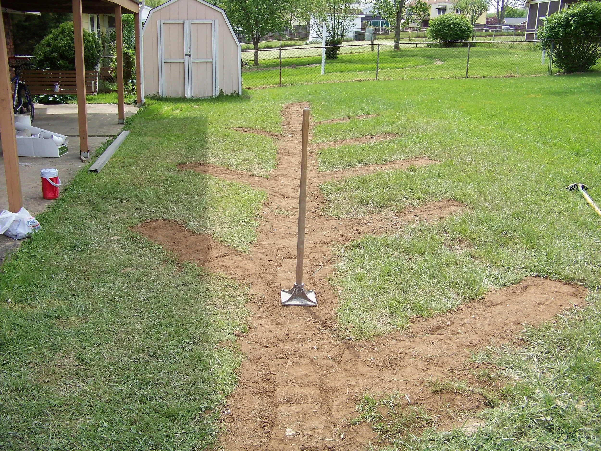 French Drain Completed