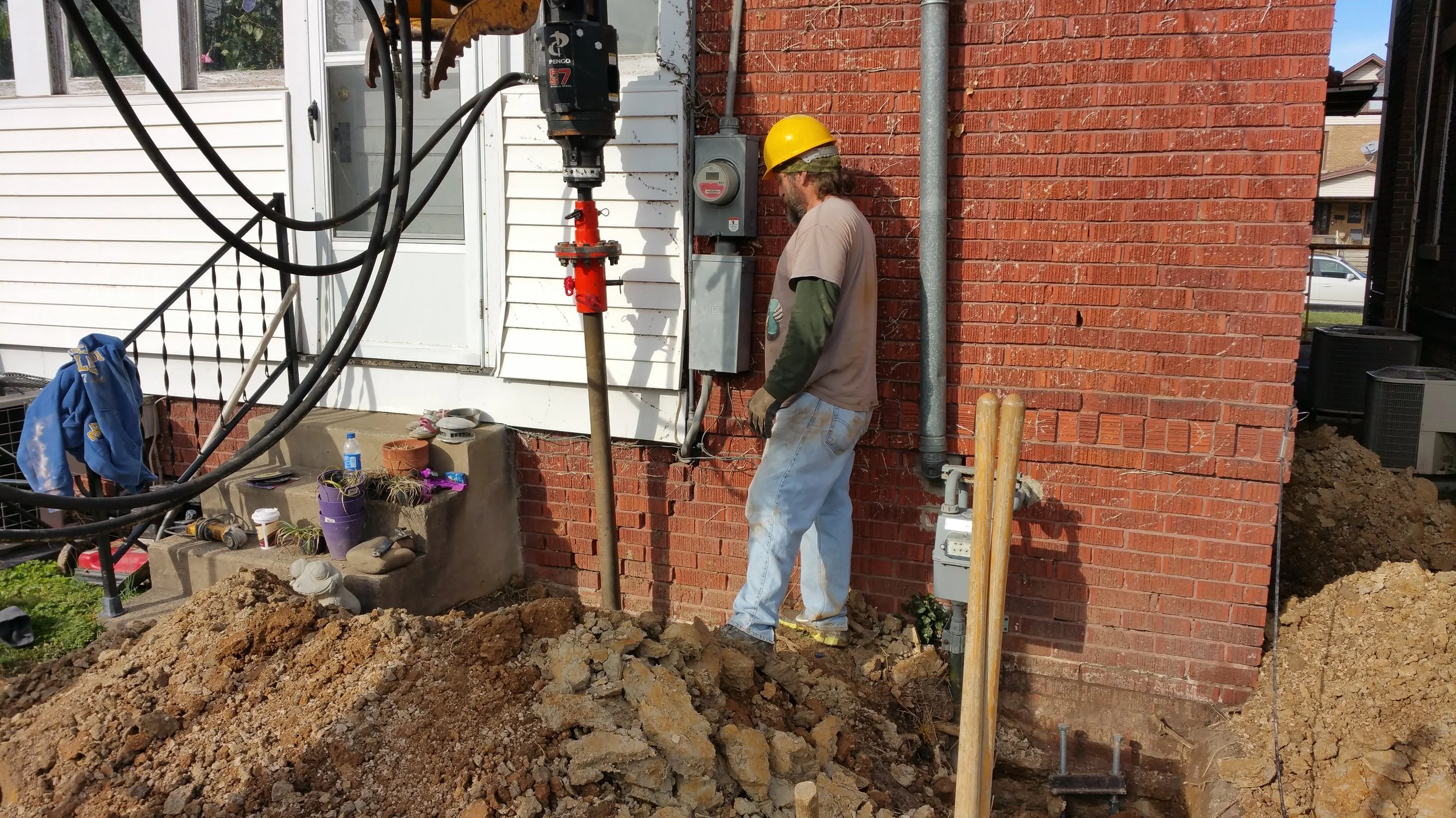 Foundation repair helical