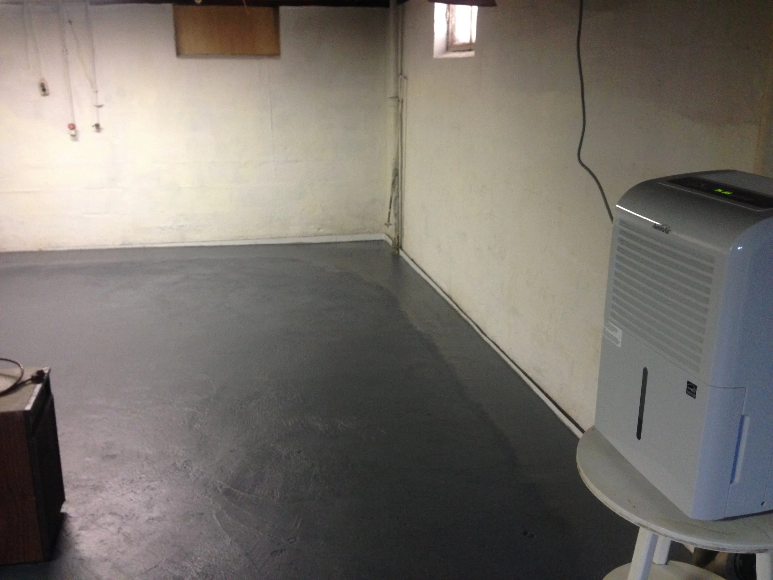 Waterproofing basement completed