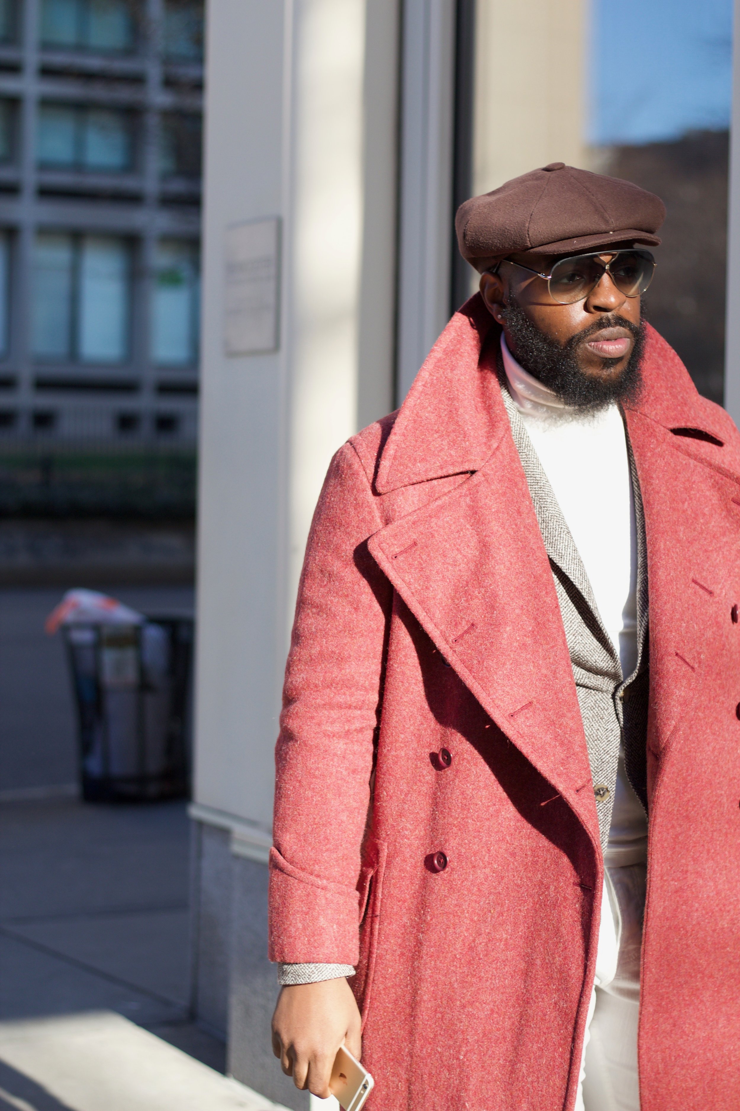 There's a thin line between fashionable and warm...