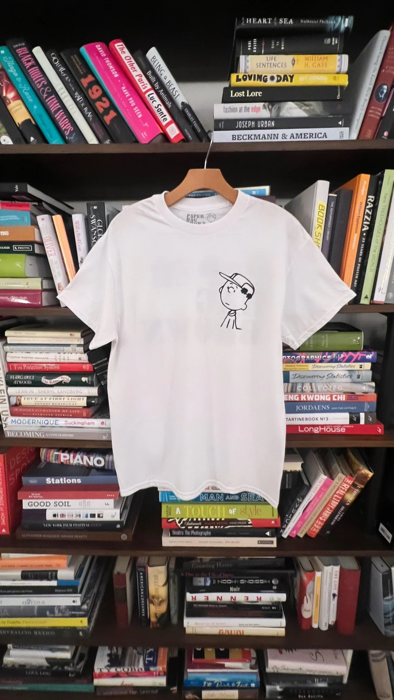 Paper Bag Brown Short Sleeve Tee "White"