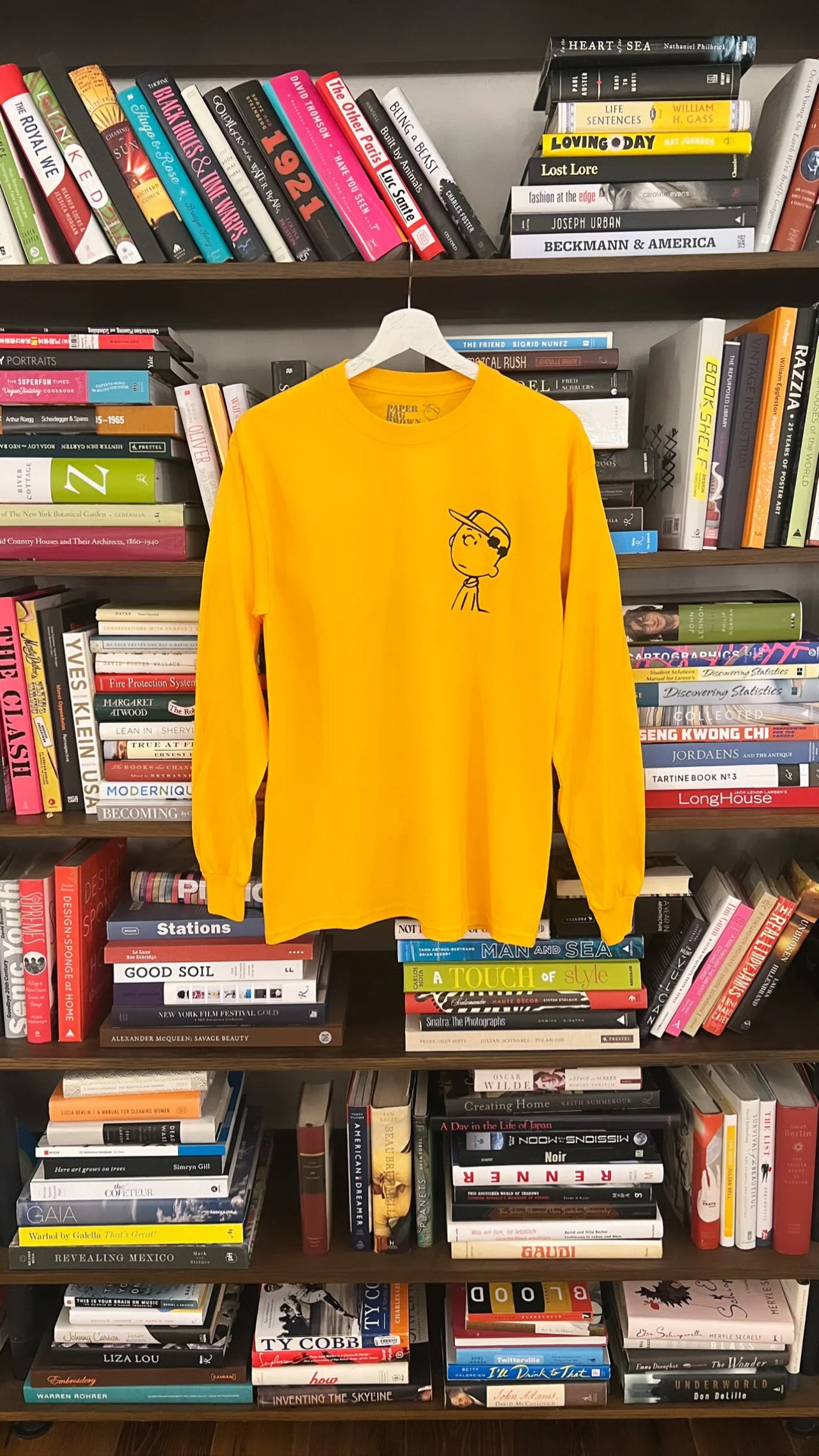 Paper Bag Brown Long Sleeve Tee "Gold"