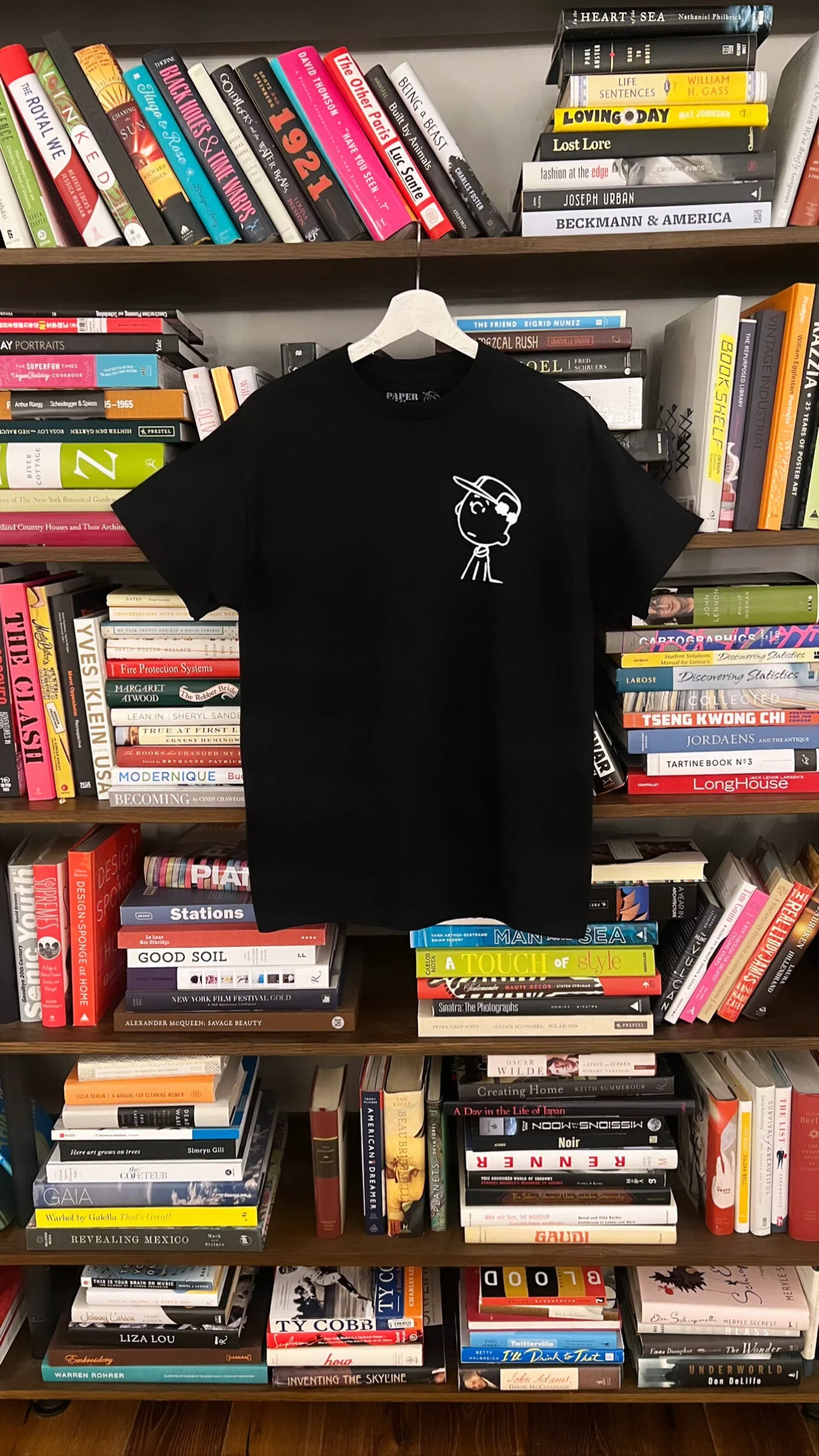 Paper Bag Brown Short Sleeve Tee "Black"