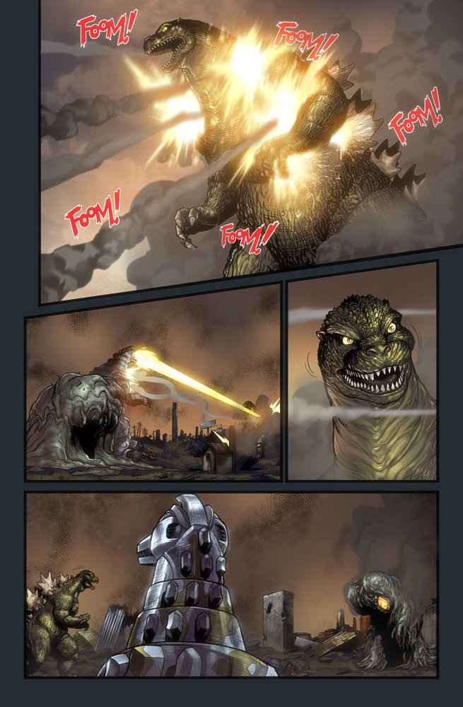  Godzilla Legends   Inks by E.J. Su   Colors by Priscilla Tramontano 