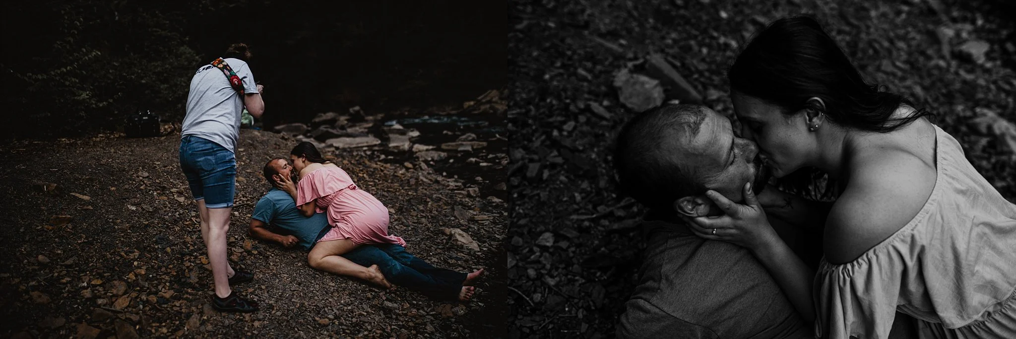 Left photo was taken and edited by Garnet Dahlia Photography. Right image was taken and edited by me.