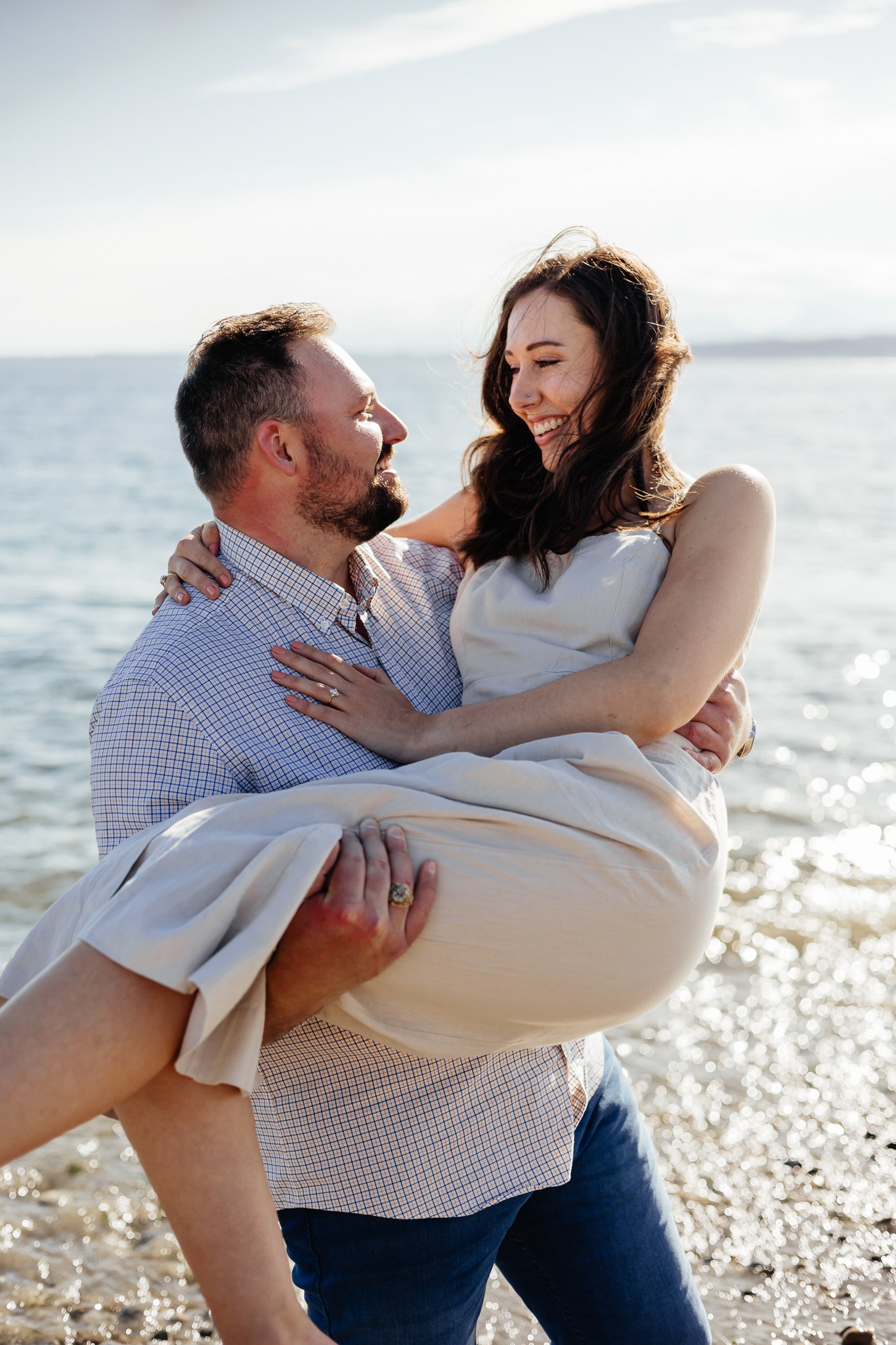 Richmond Beach Engagement Photos
