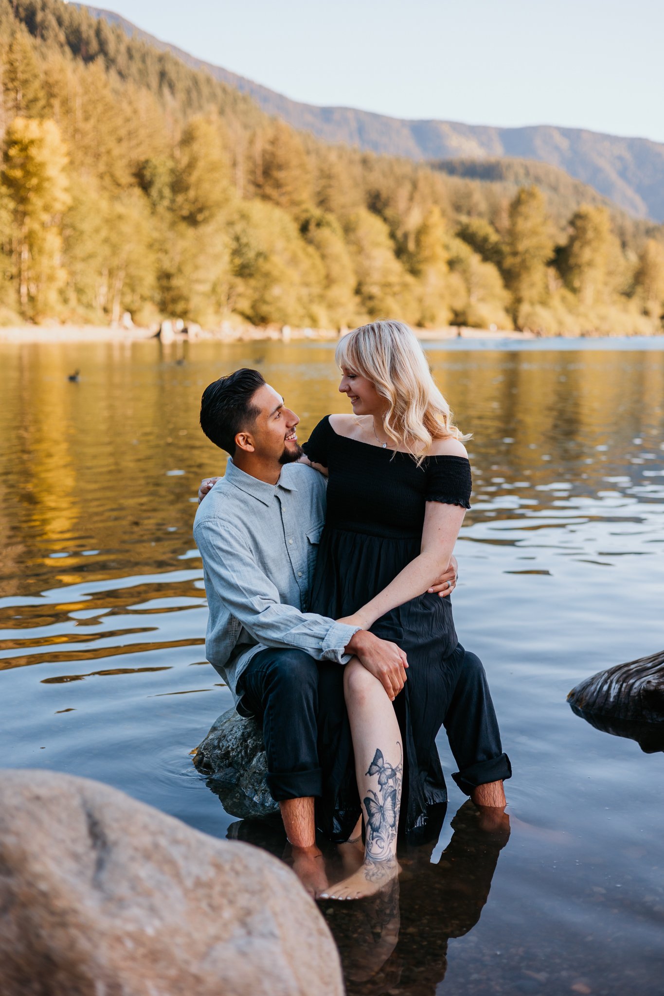 Rattlesnake Lake Engagement Photos