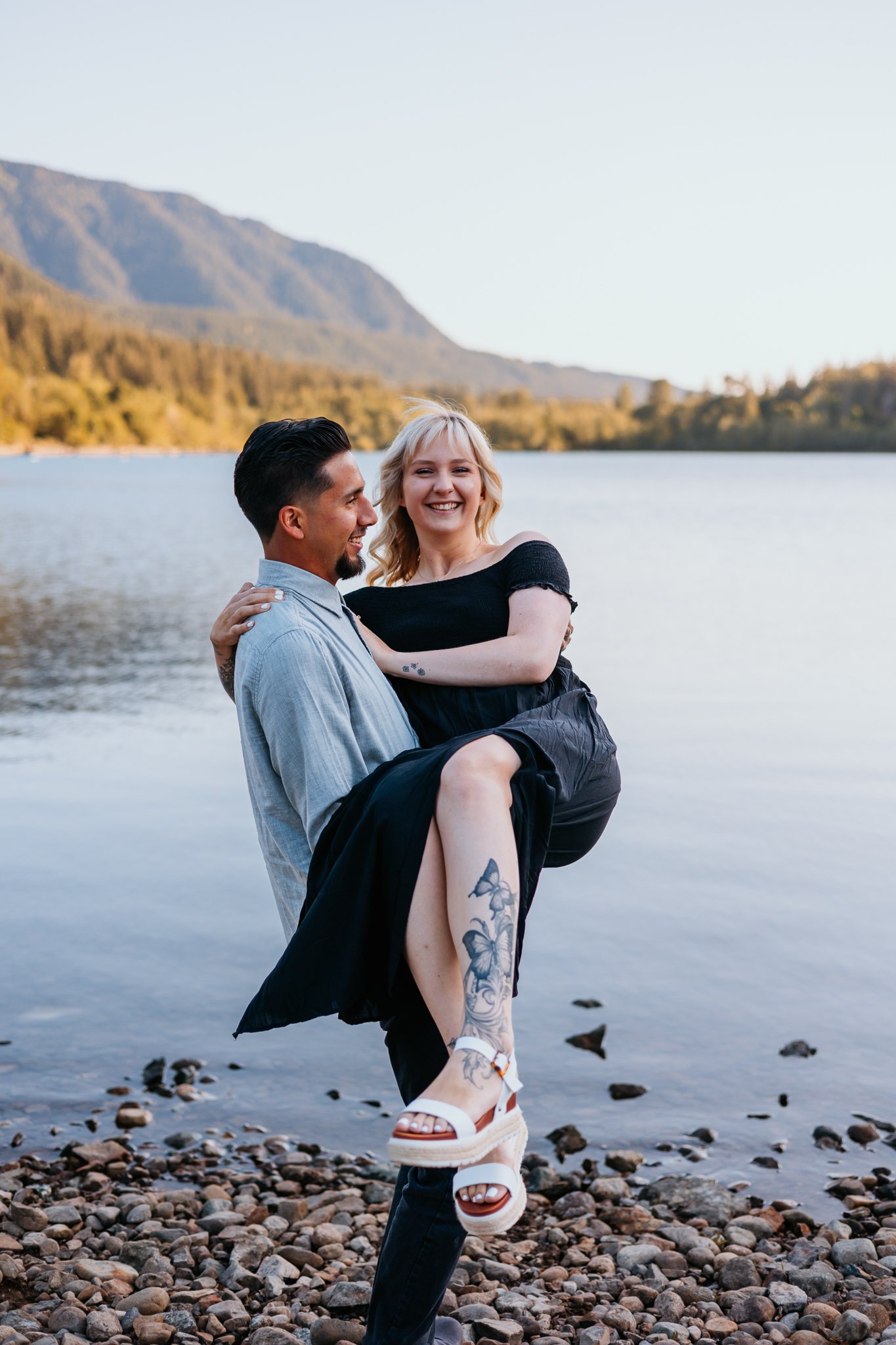 Rattlesnake Lake Engagement Photos