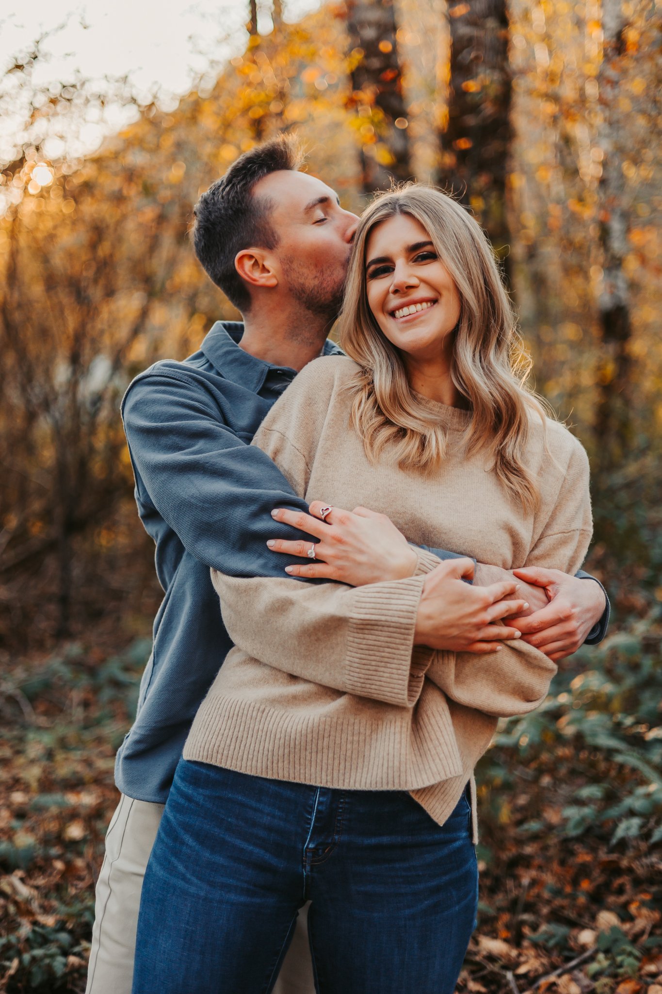 Fall Rattlesnake Lake Engagement Photos