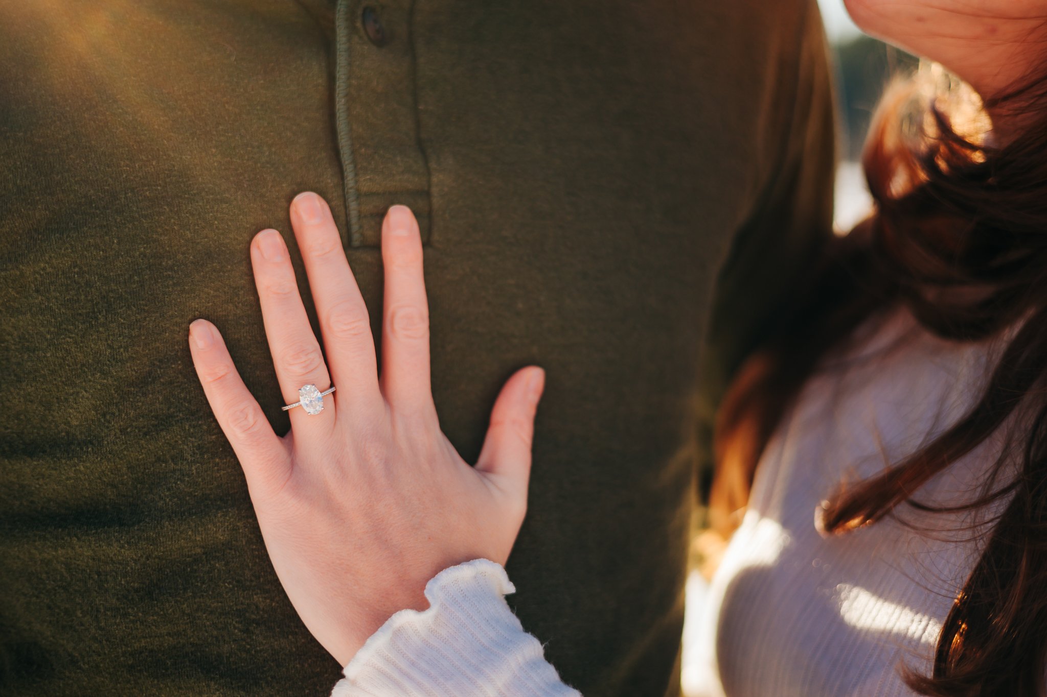 Rattlesnake Lake Engagement Photos in the Winter