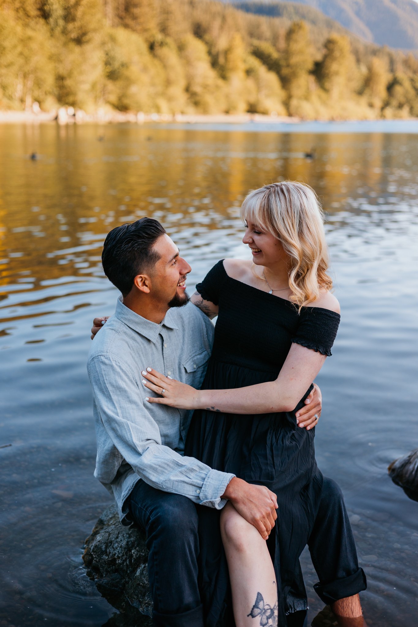 Rattlesnake Lake Engagement Photos