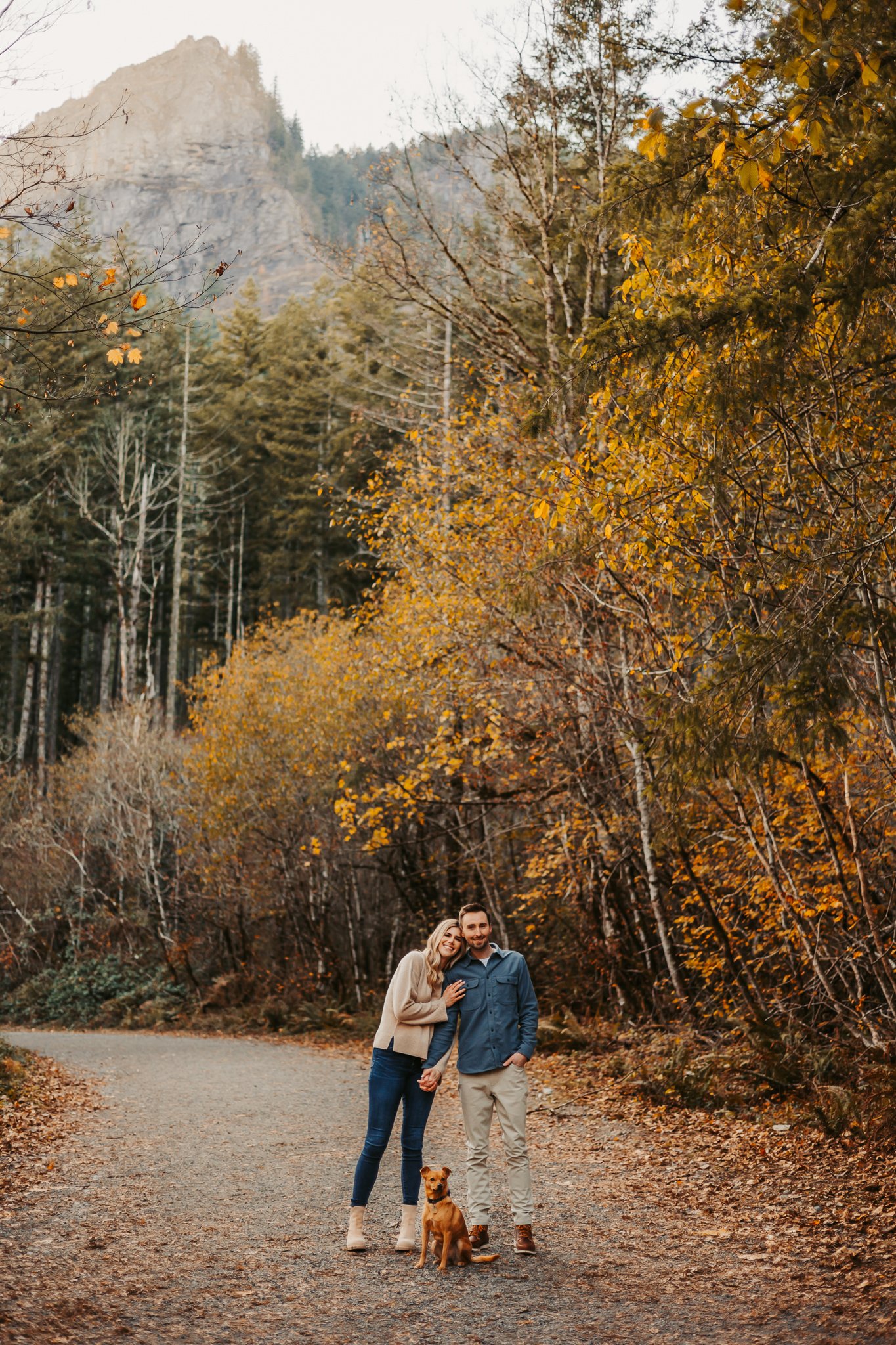 Fall Rattlesnake Lake Engagement Photos