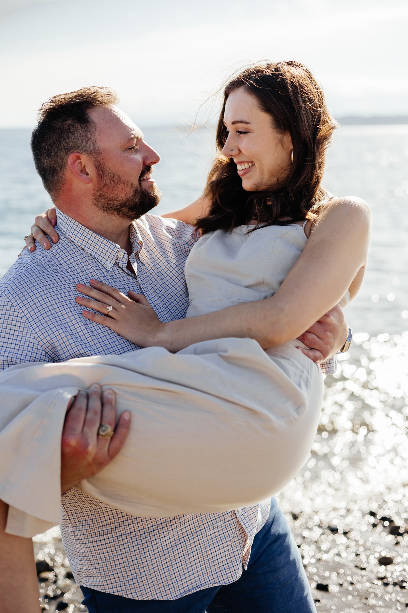 Richmond Beach Engagement Photos