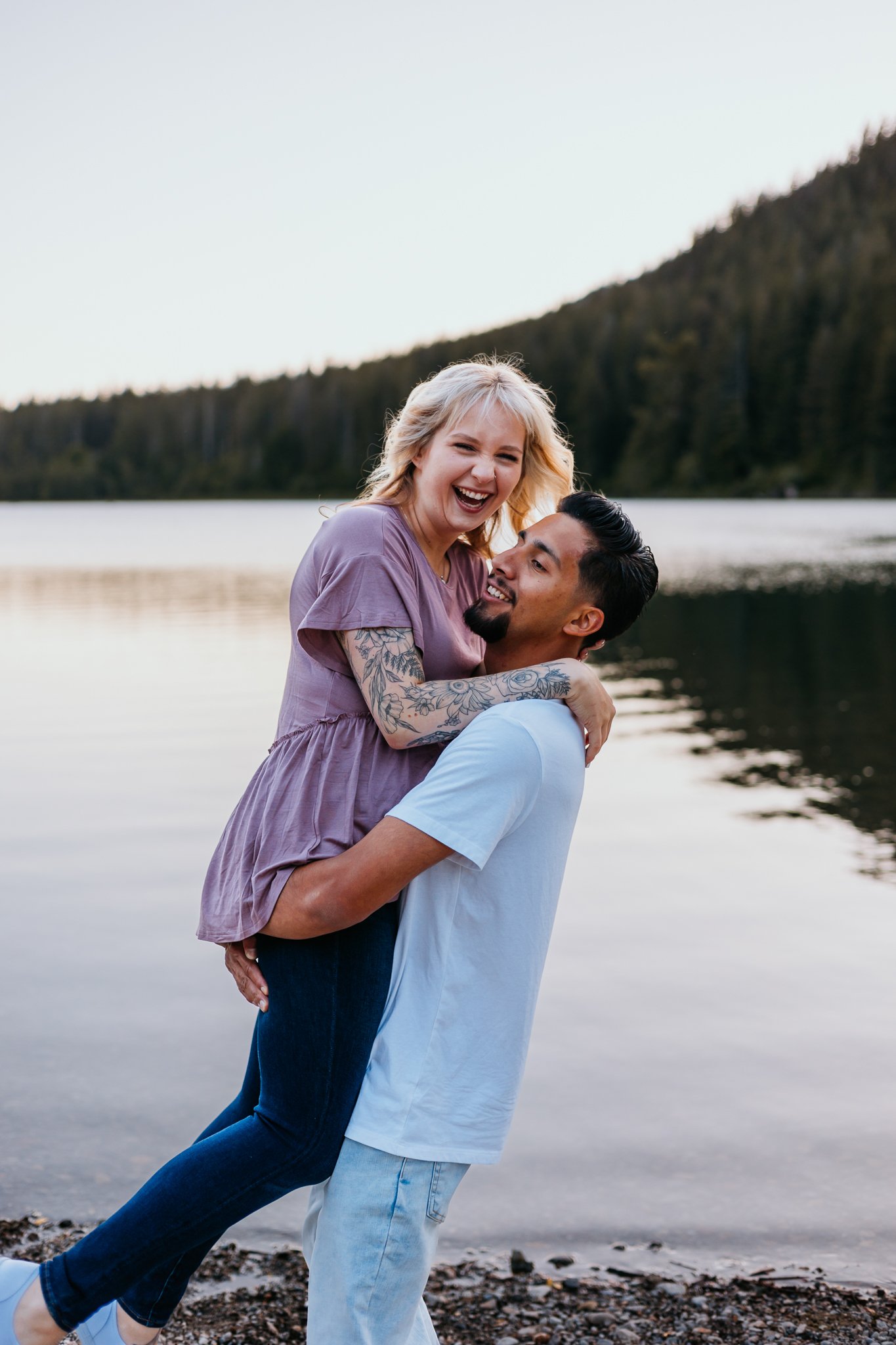 Rattlesnake Lake Engagement Photos