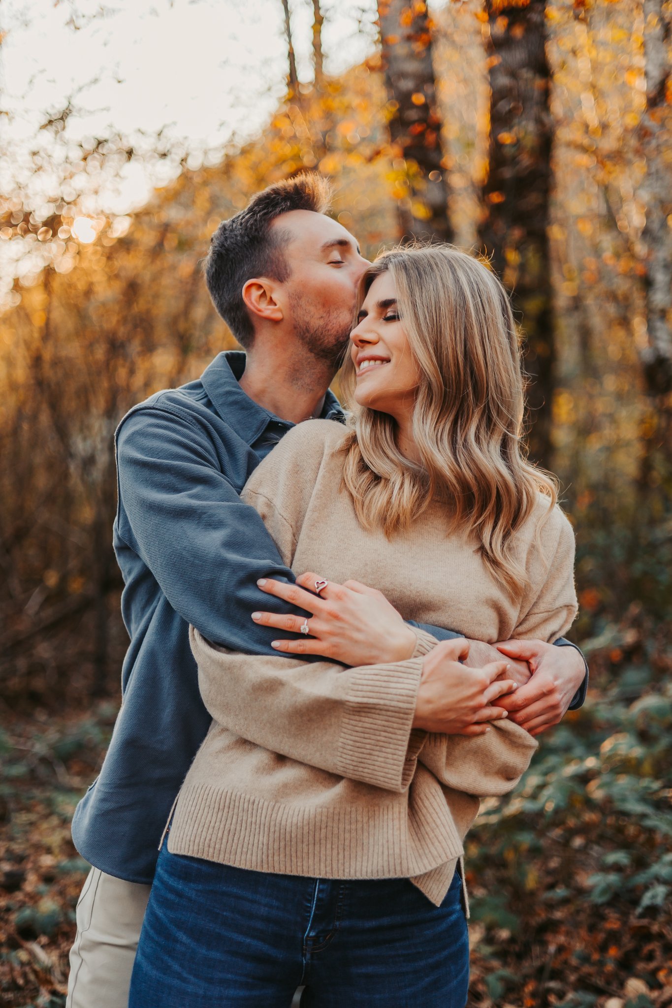 Fall Rattlesnake Lake Engagement Photos