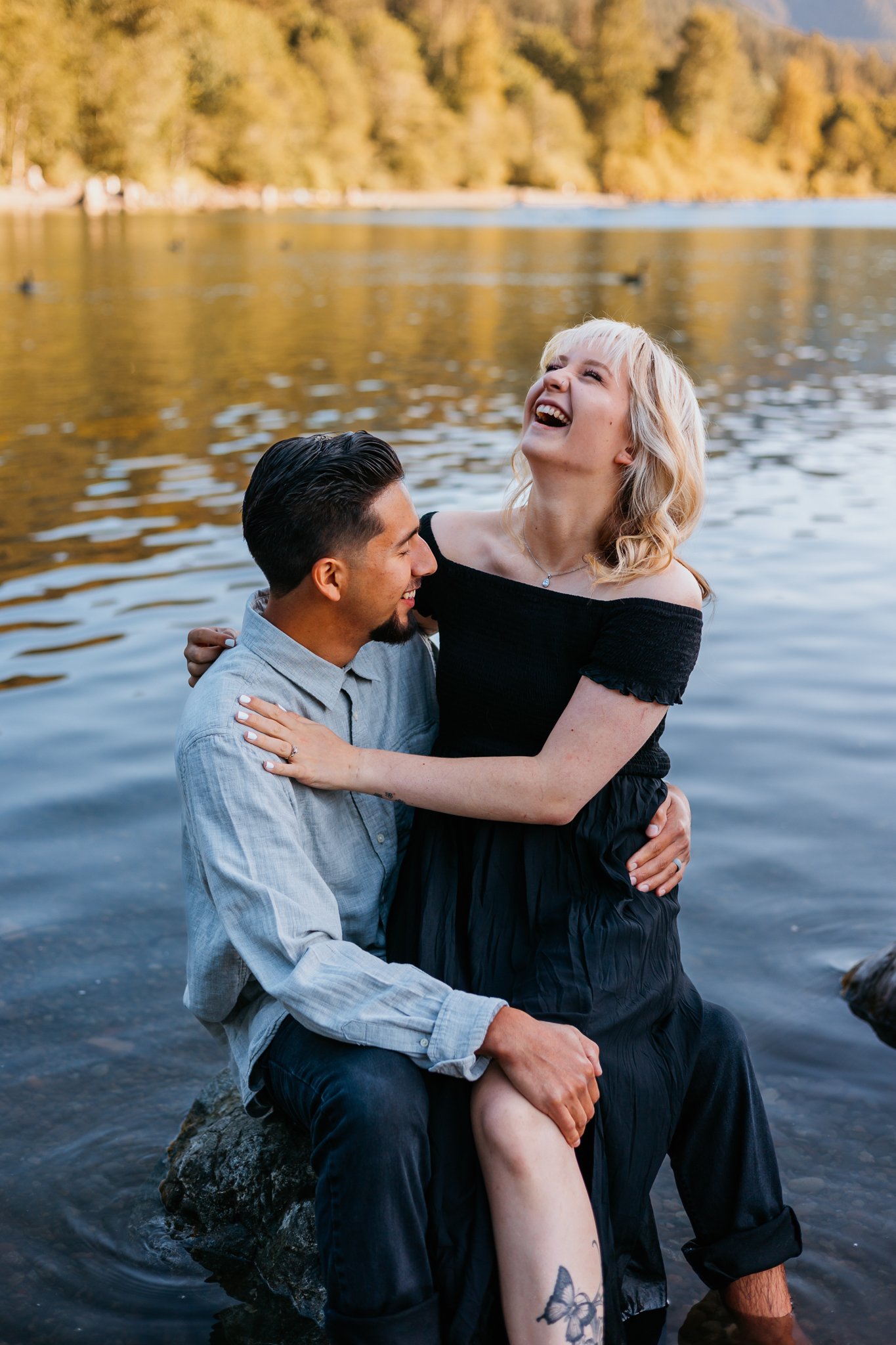 Rattlesnake Lake Engagement Photos