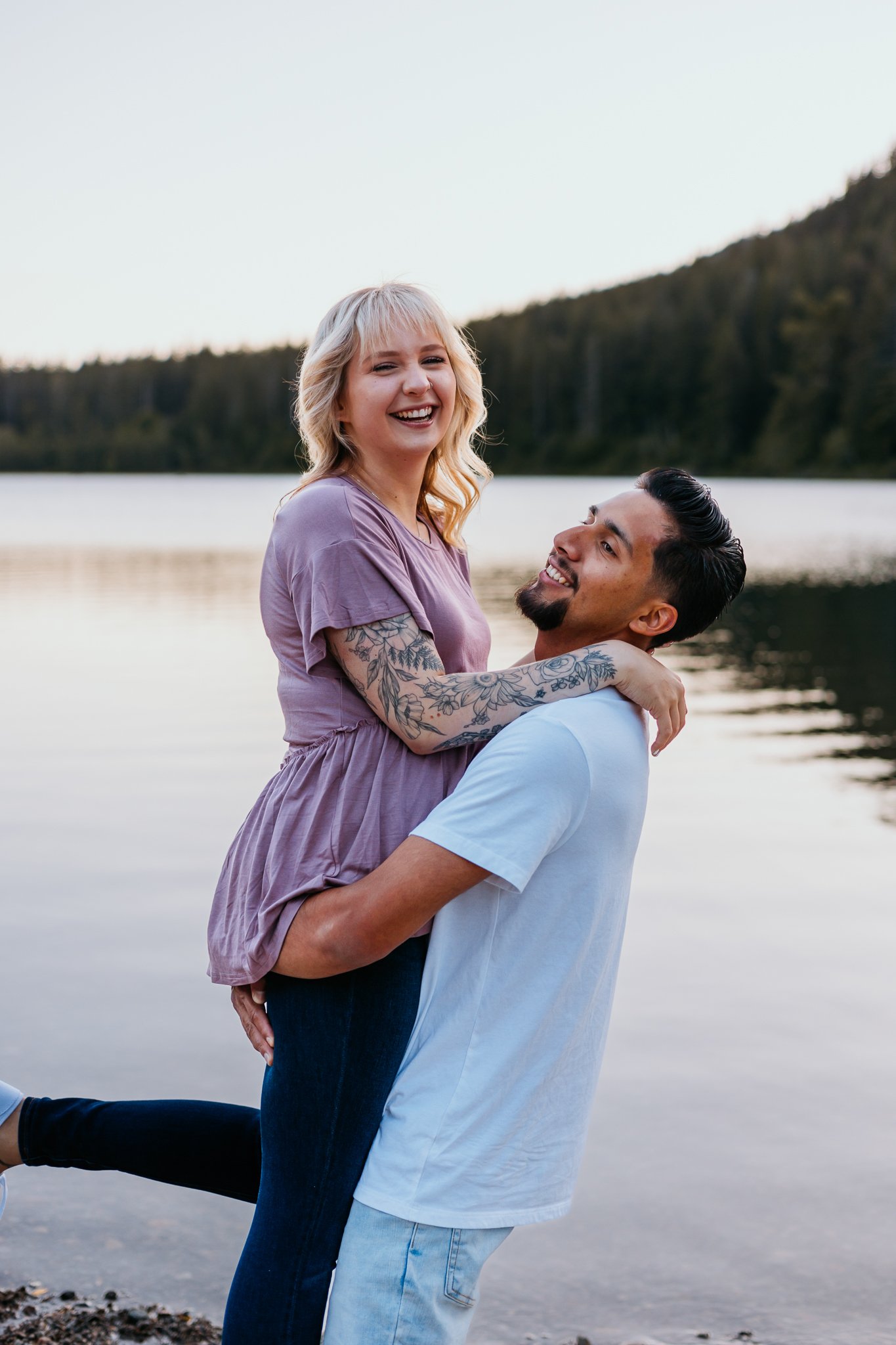 Rattlesnake Lake Engagement Photos
