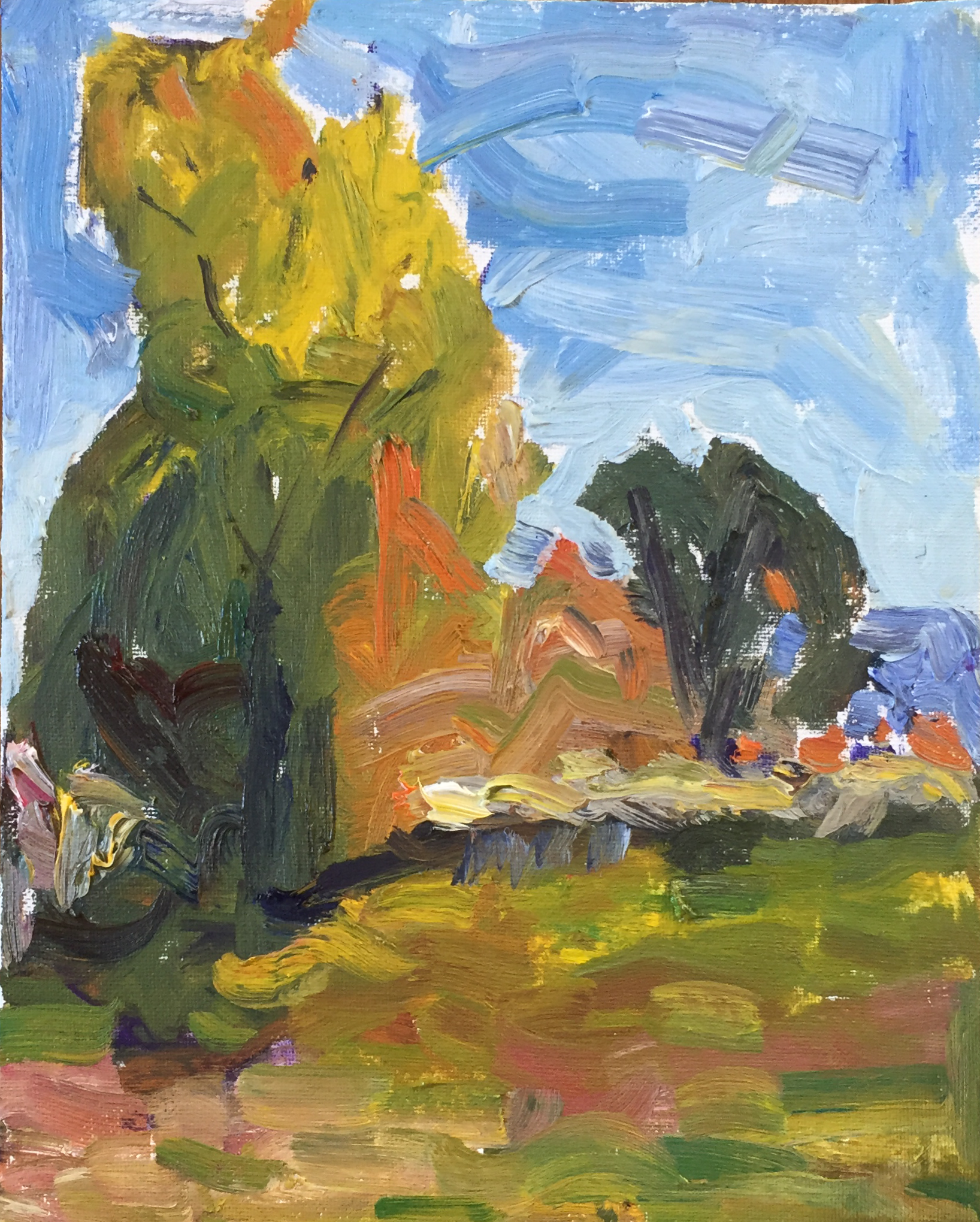 8 x 10 Oil on panel $75