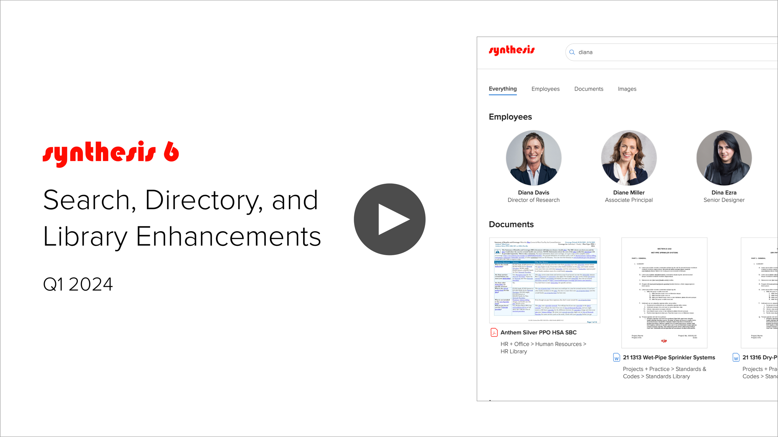 NEW ENHANCEMENTS to Search, Directories, and Libraries