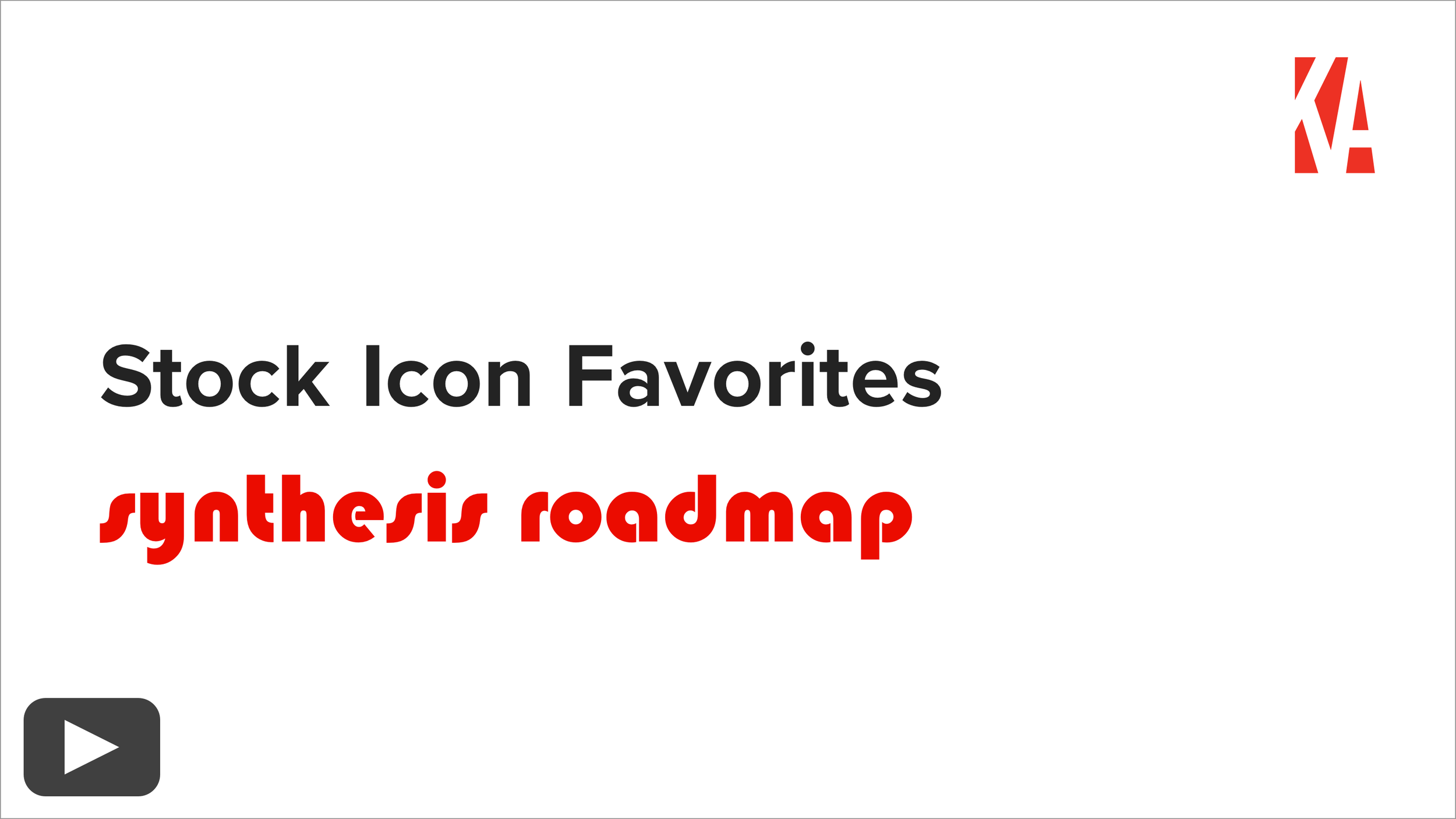 Introducing Stock Icon Favorites