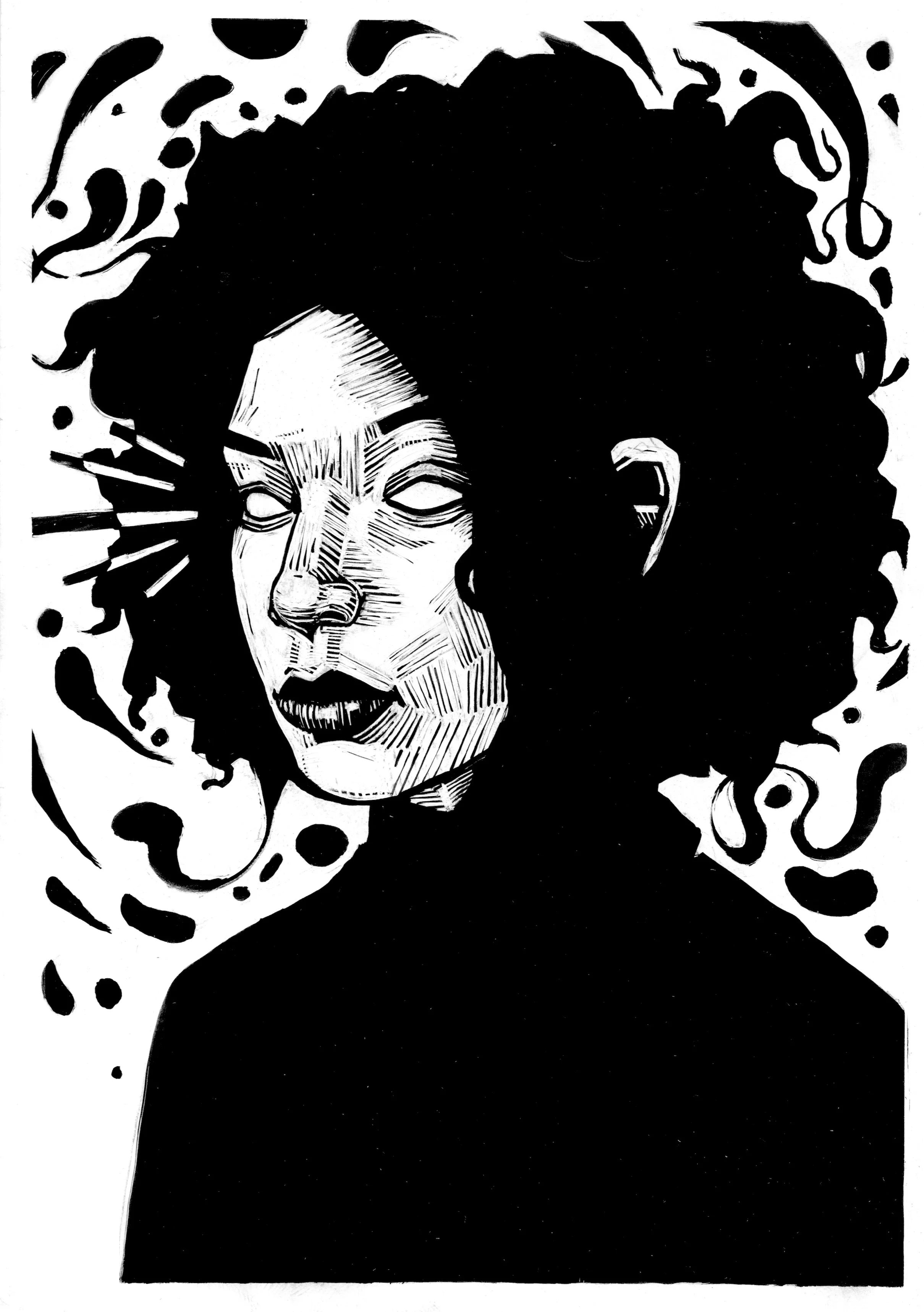 Untitled Ink Portrait