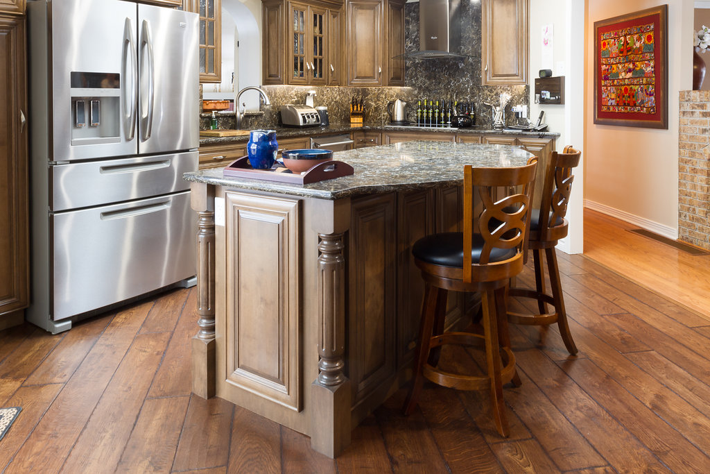 Eat-In Kitchen with Under Counter Lighting