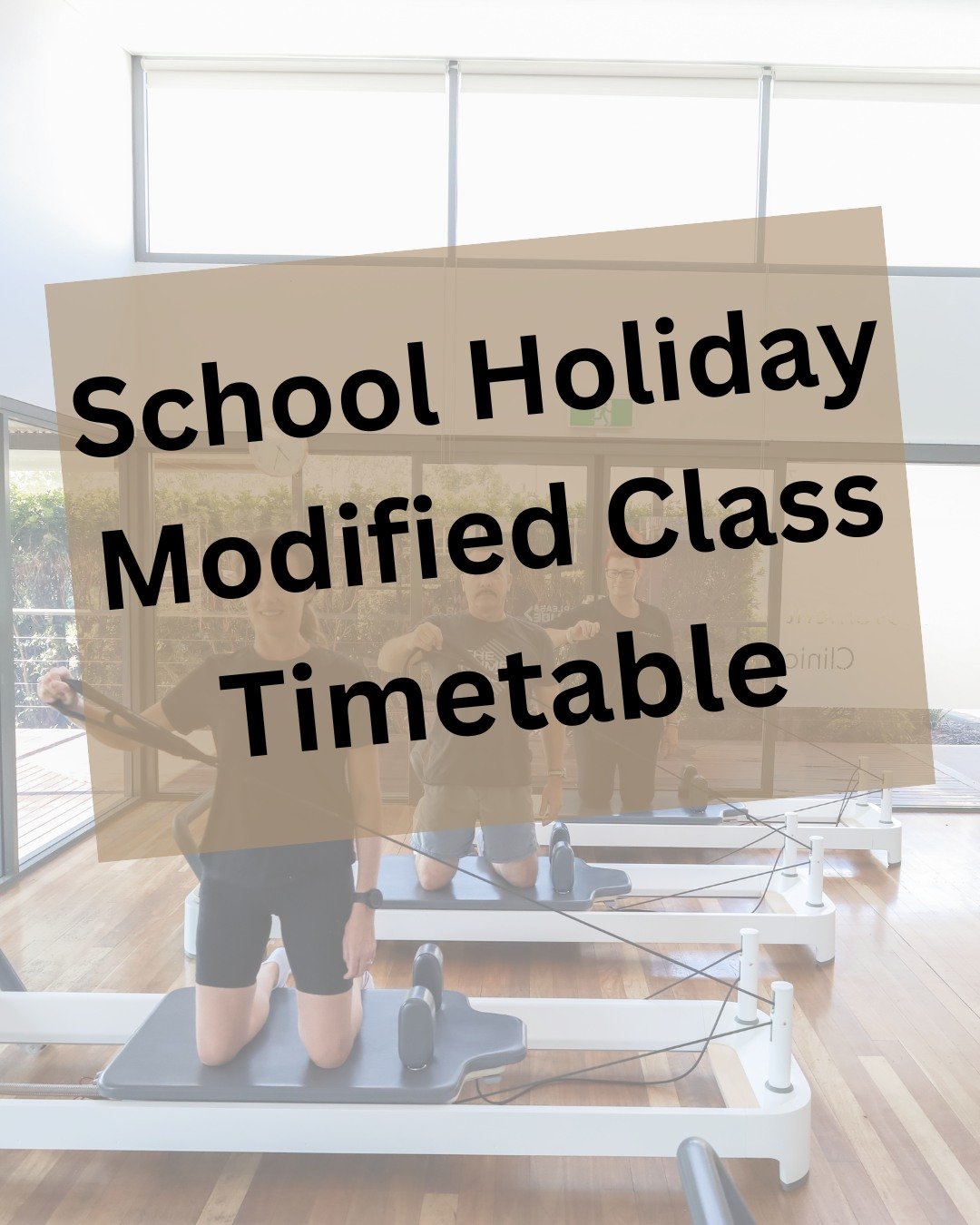 During school holidays our class timetable will be slightly modified. The class timetable will be updated on our booking app.

#dubbopilates #reformerstudio #classtimetable #dubbopilates
