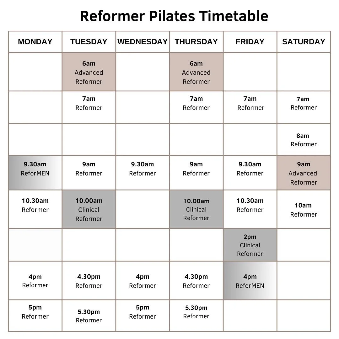 Download the centric movement app to join our classes. We looking forward to seeing you.