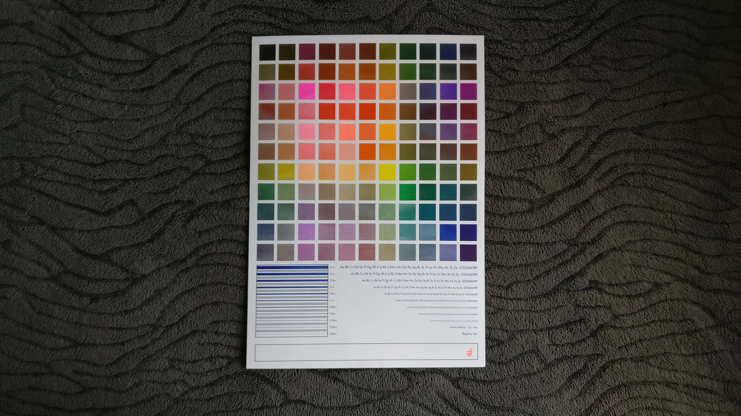 11 Colour Risograph Chart - V1