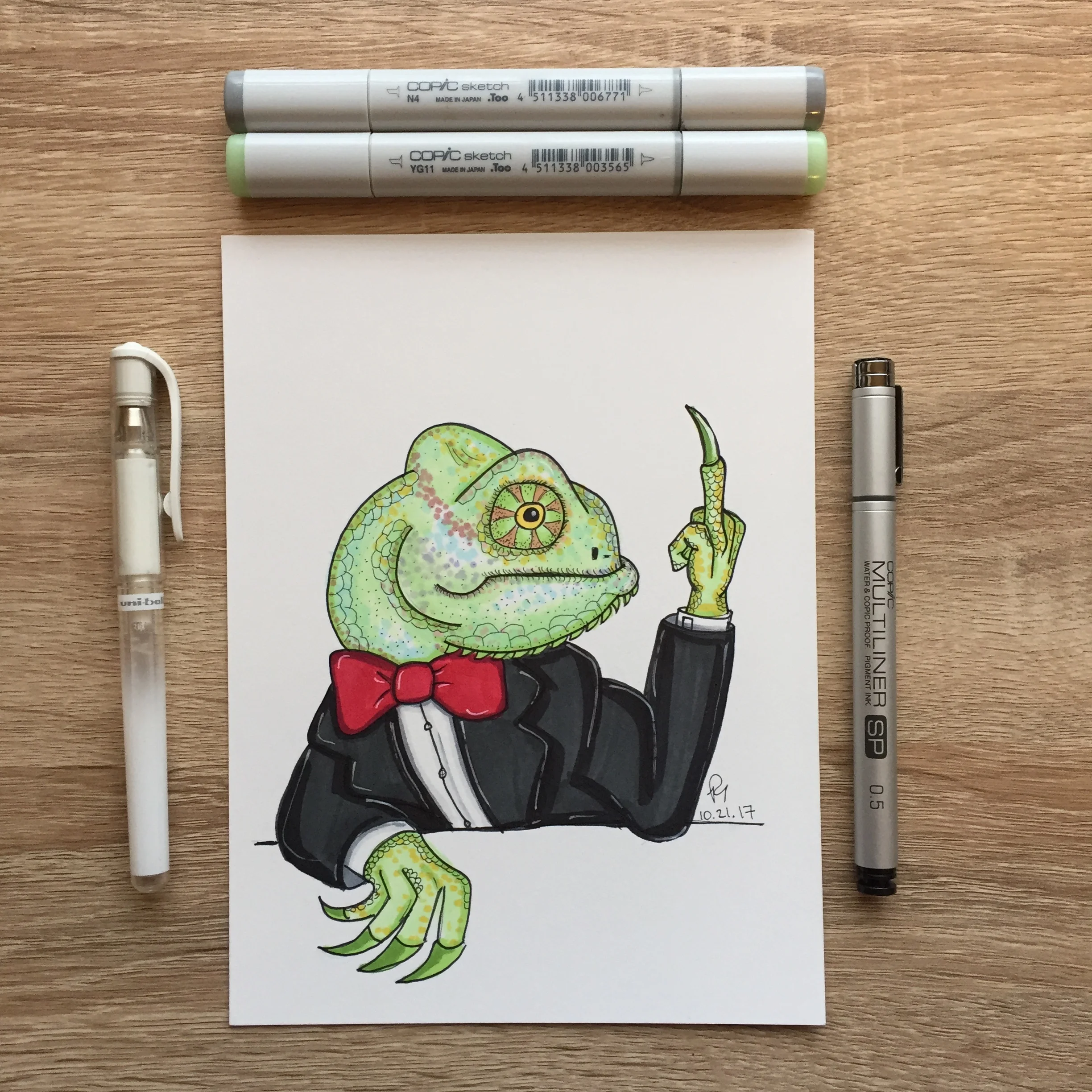 Cut off Iguana at a wedding