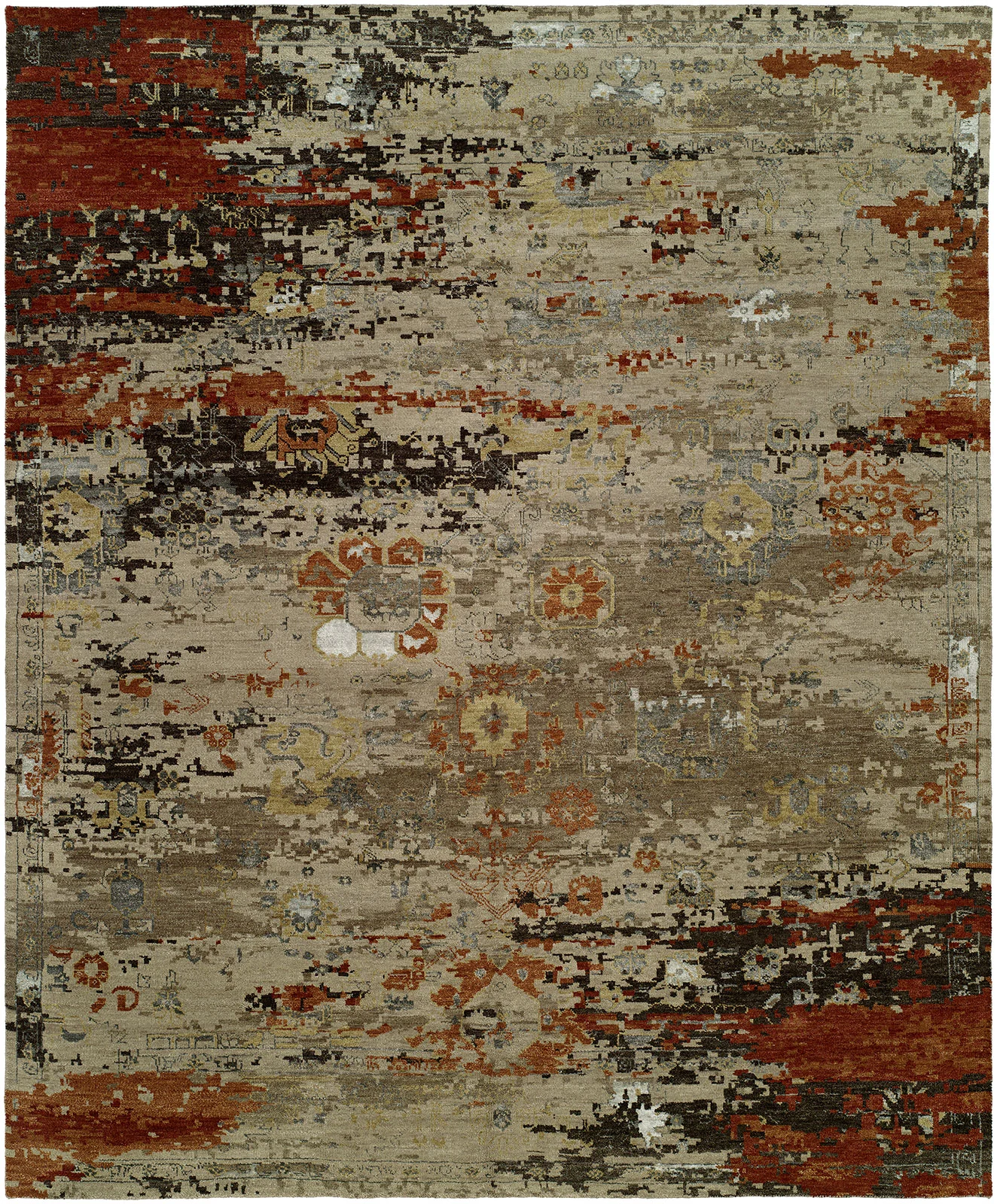 Serapi-Borsa-India-Transitional-Rug