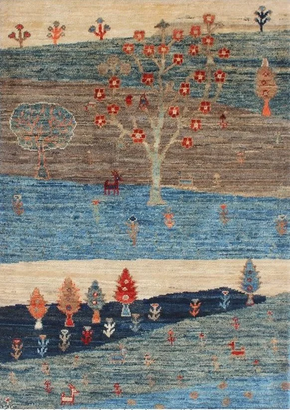 2'2"x2'11" Luri Gabbeh, Tribal