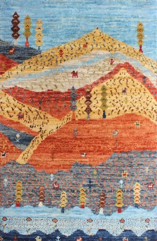 1'11"x2'10" Luri Gabbeh, Tribal