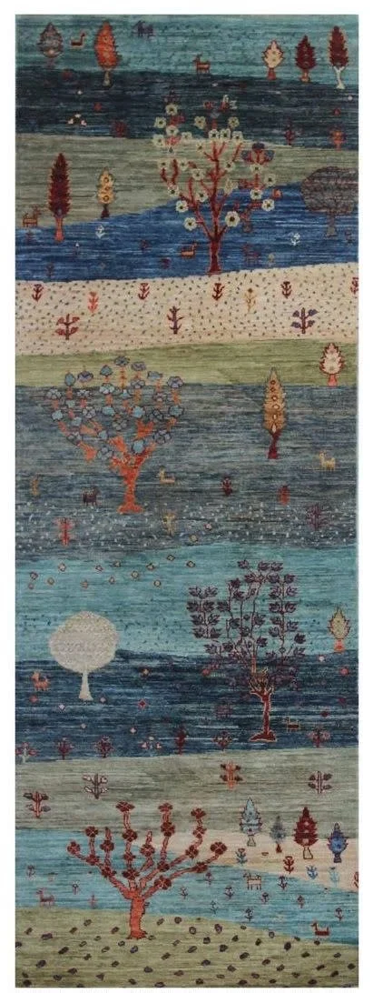 2'9"x7'11" Luri Gabbeh, Tribal