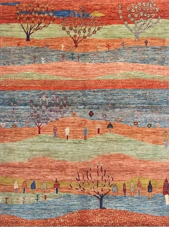 4'11"x6'6" Luri Gabbeh, Tribal