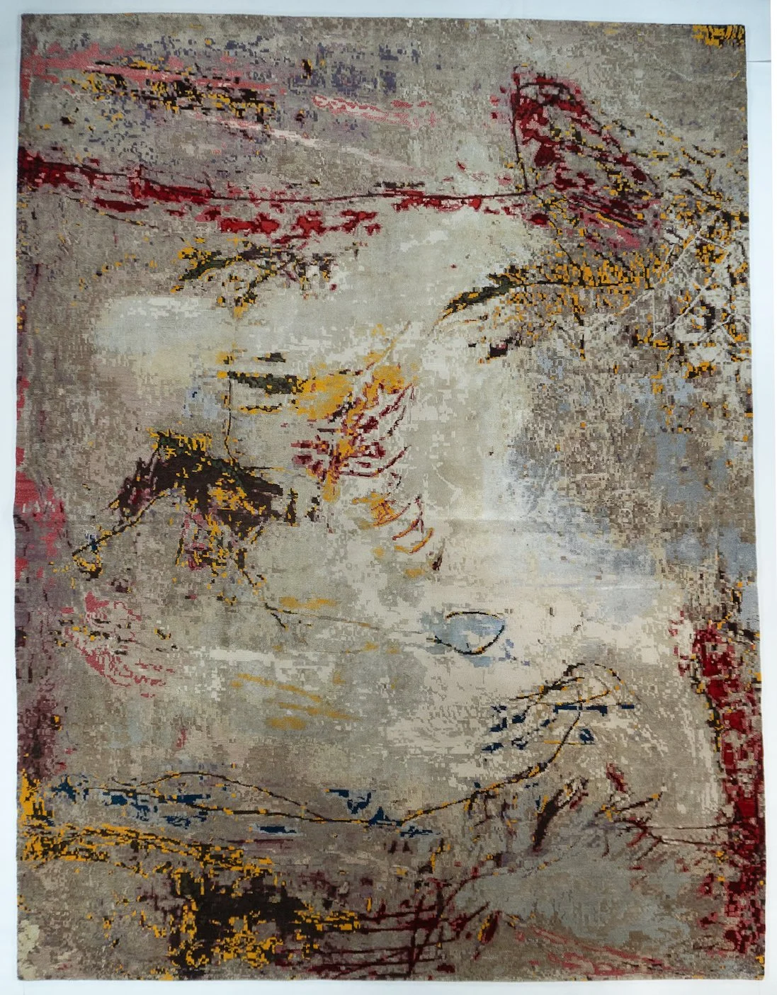 9'x12' Fleurs Ceil, Modern