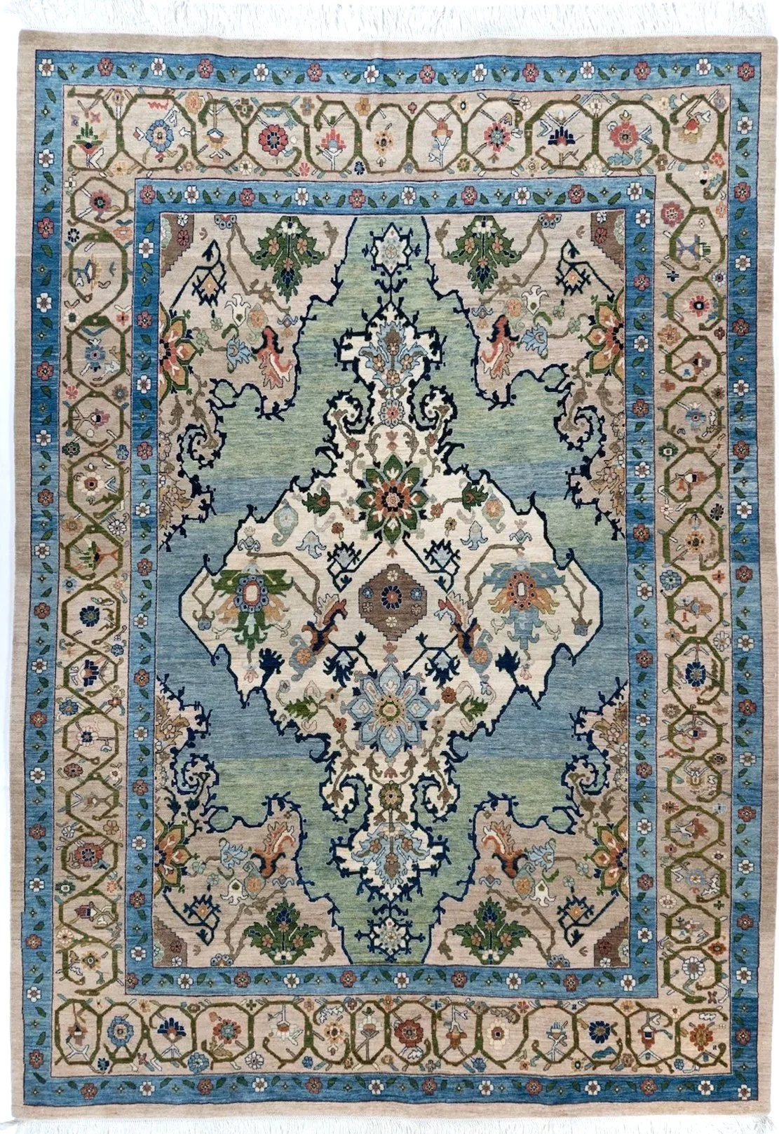7'2"x10'1" Senneh, Tribal