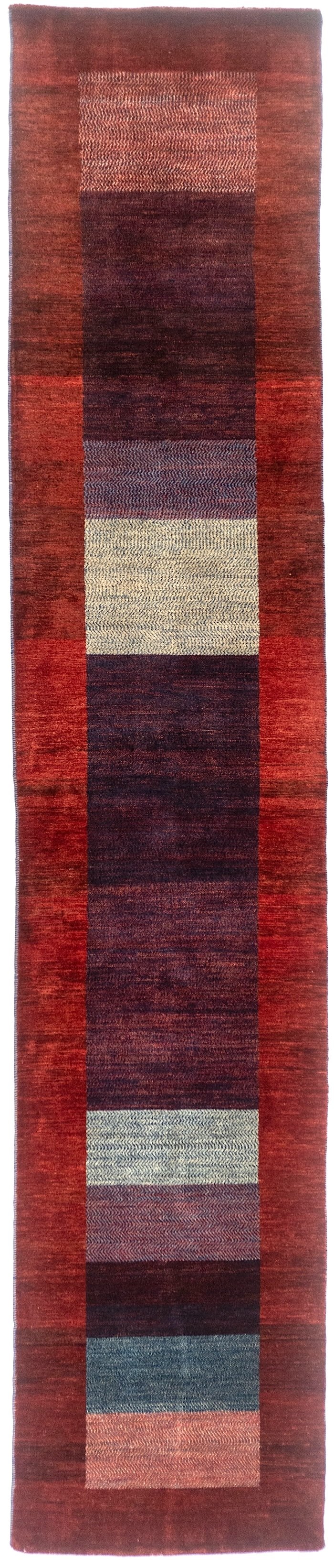 2'6"x 12'7" Gabbeh, Tribal