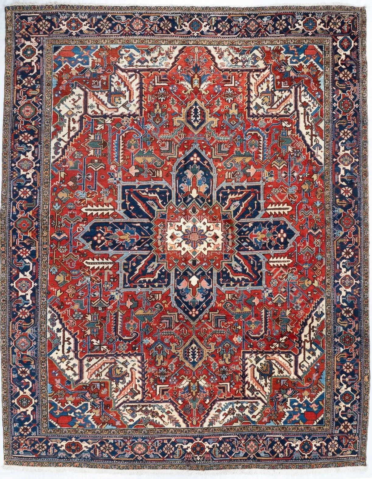 9'X12' Heriz, Antique