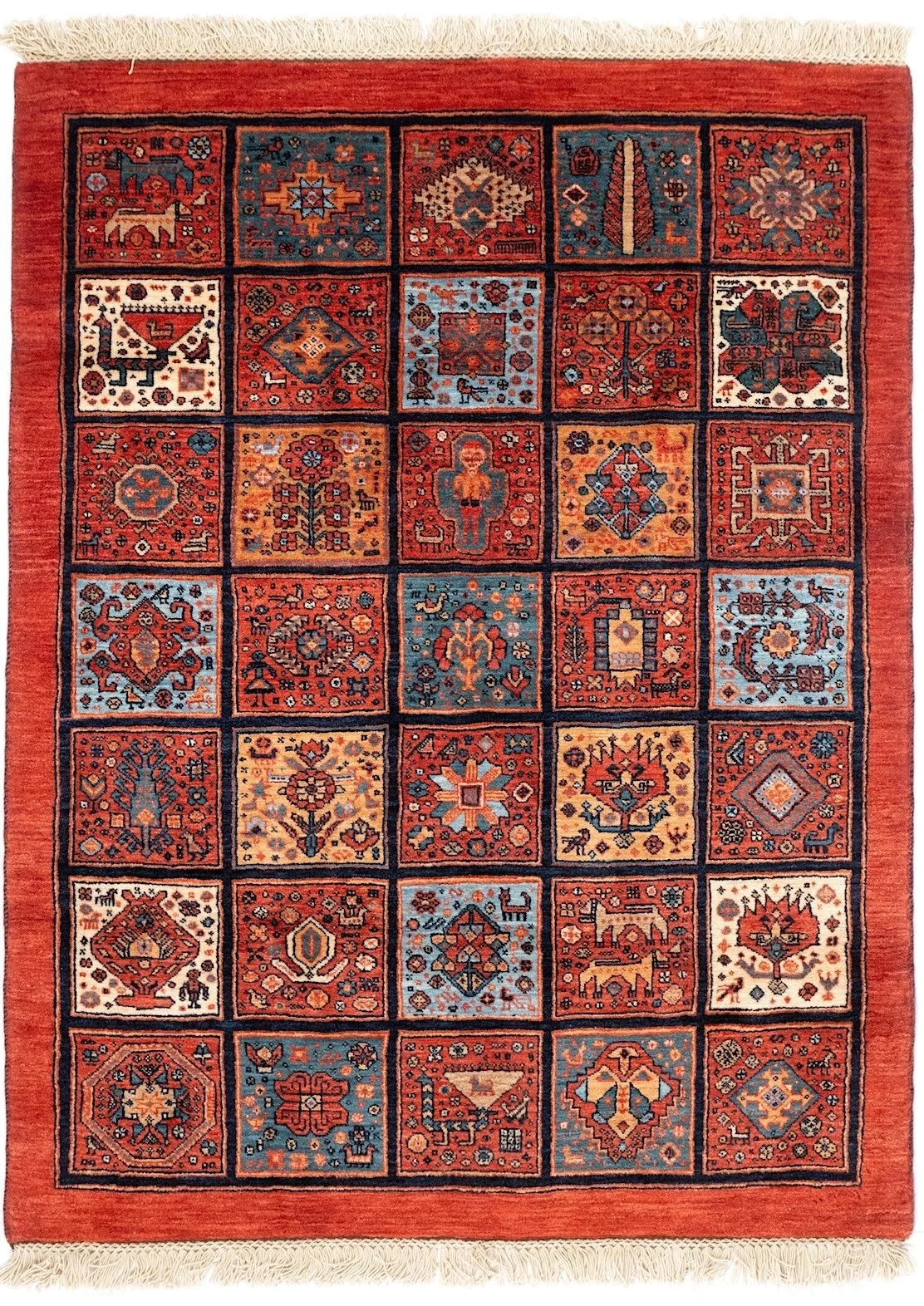 3'8"x4'9" Qashqaii, Tribal