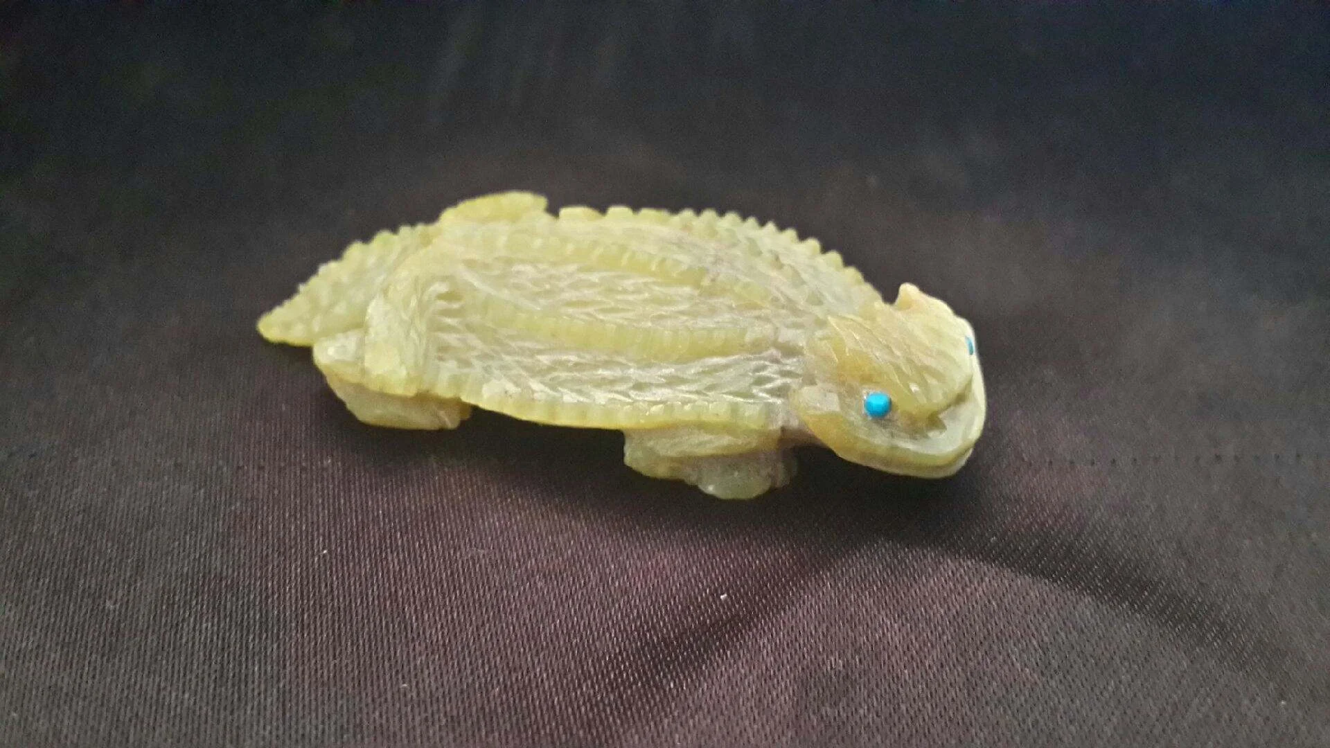 Green Serpentine Horned Toad