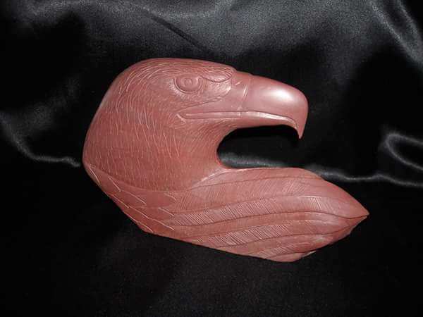 Pipestone Eagle's Head