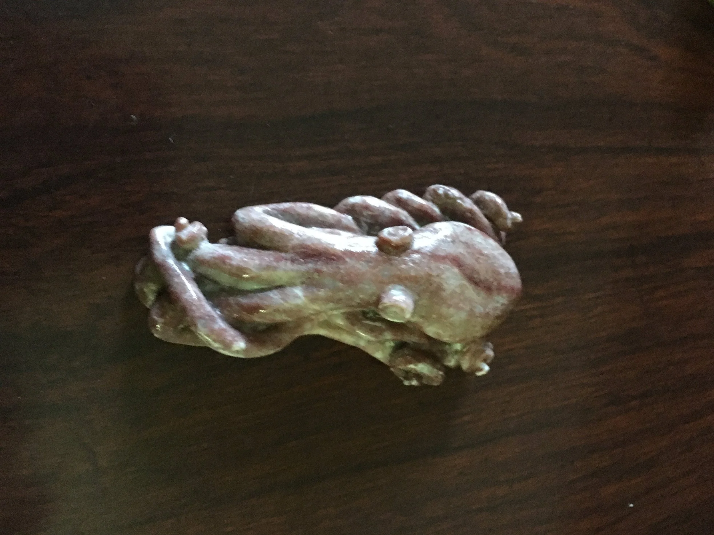 Front View of Alabaster Octopus