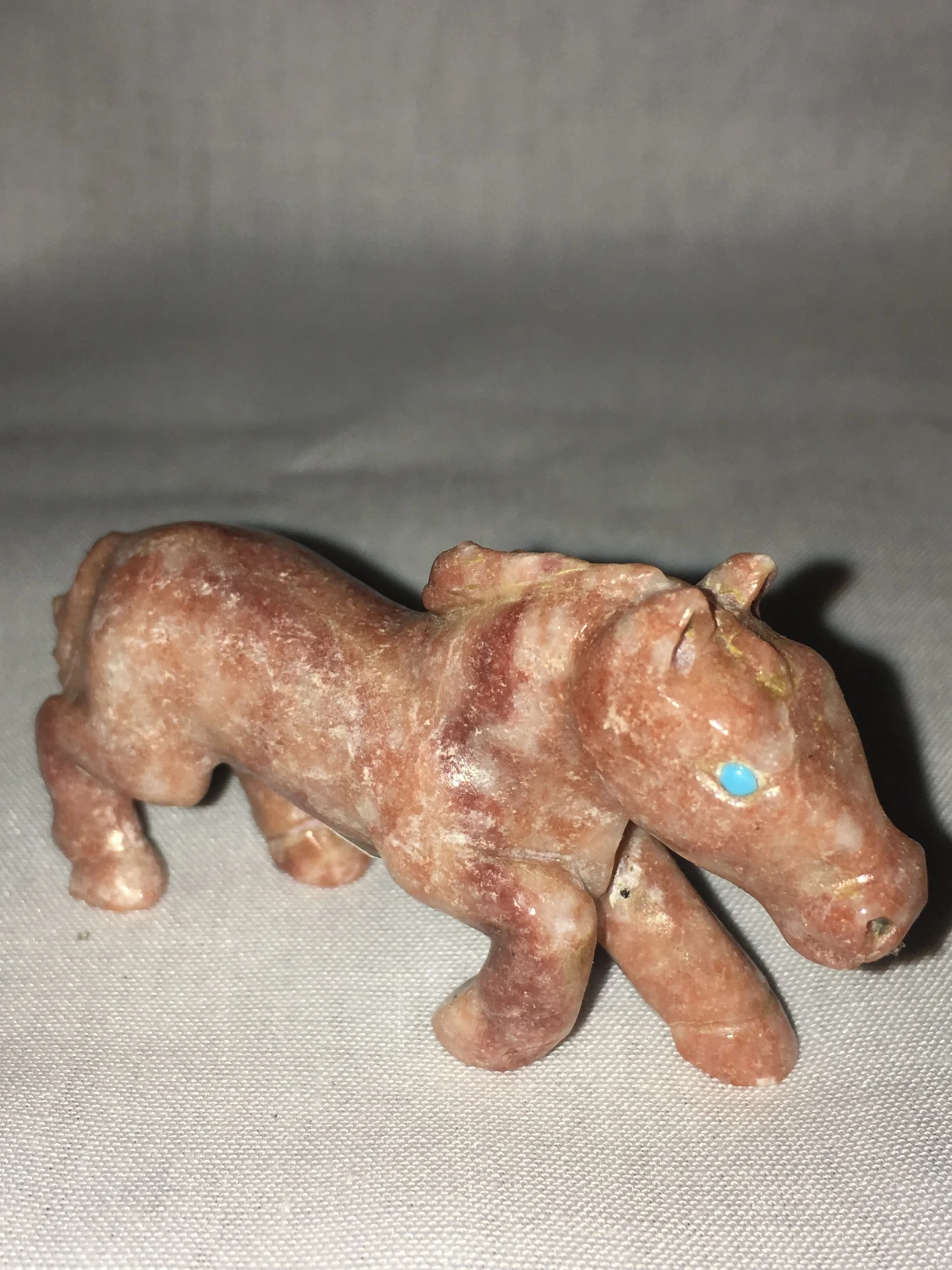 Pink Alabaster Horse